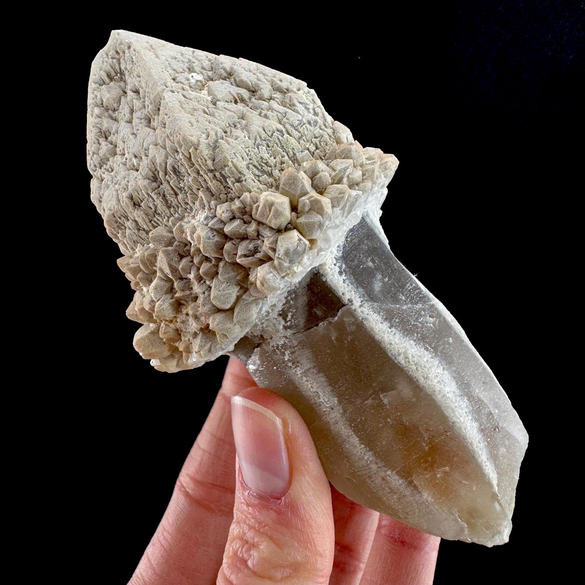 Smoky Quartz Scepter (Brazil) | smoky quartz crystal point, mineral specimen
