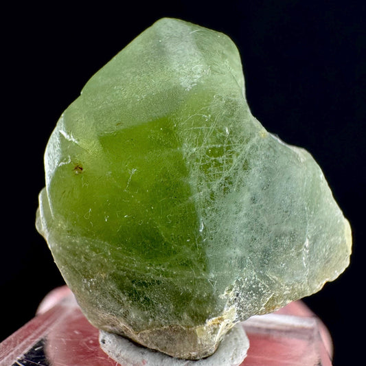 Peridot (Pakistan) | naturally terminated peridot crystal, mineral specimen