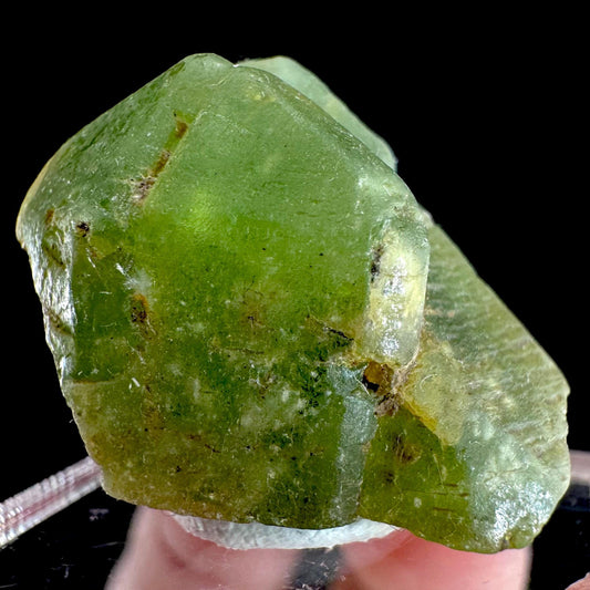 Peridot (Pakistan) | naturally terminated peridot crystal, mineral specimen