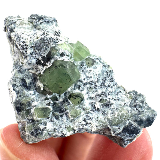 Demantoid Garnet on Matrix (Pakistan) | green garnet crystal, mineral specimen