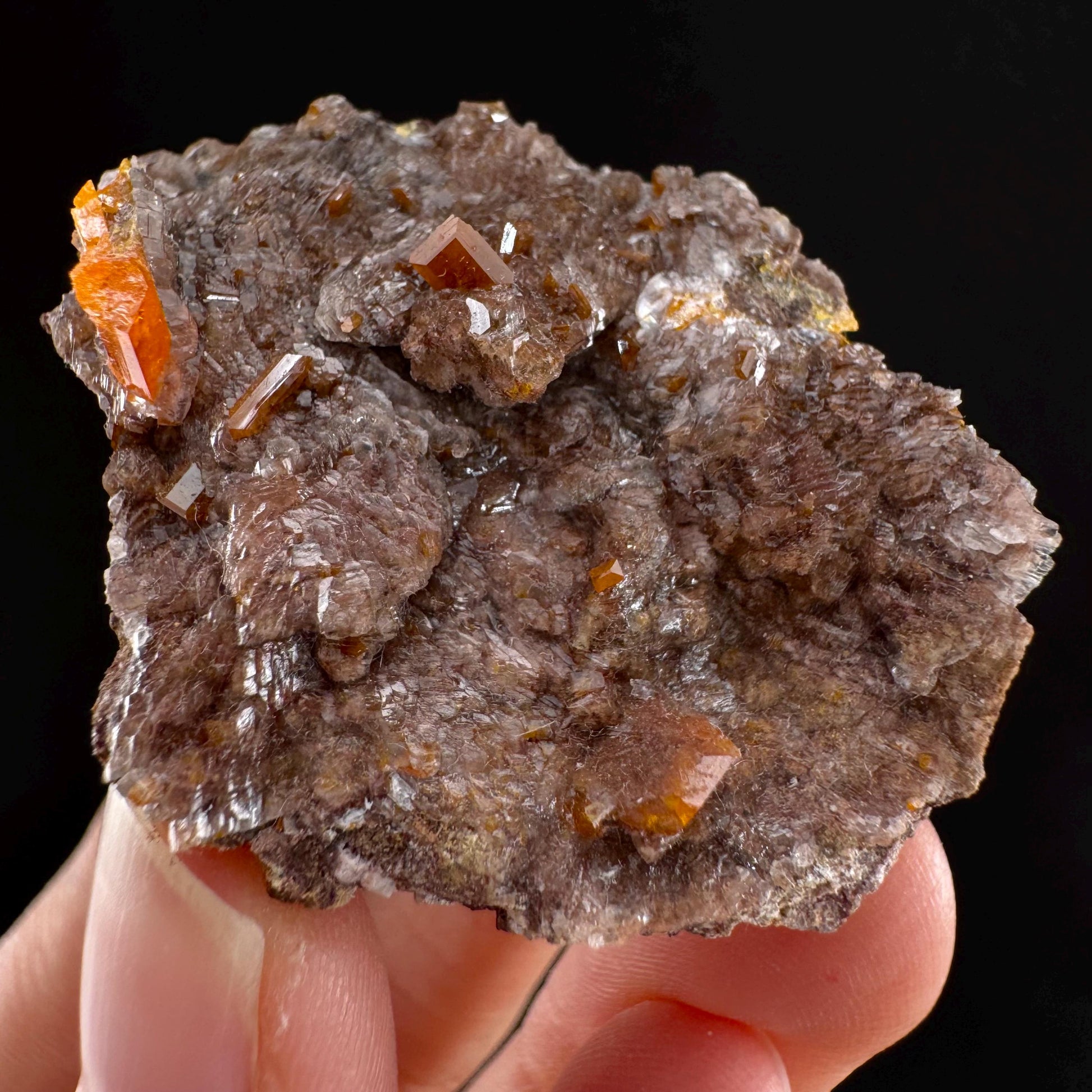 Wulfenite (Arizona, USA) | orange wulfenite crystal, mineral specimen