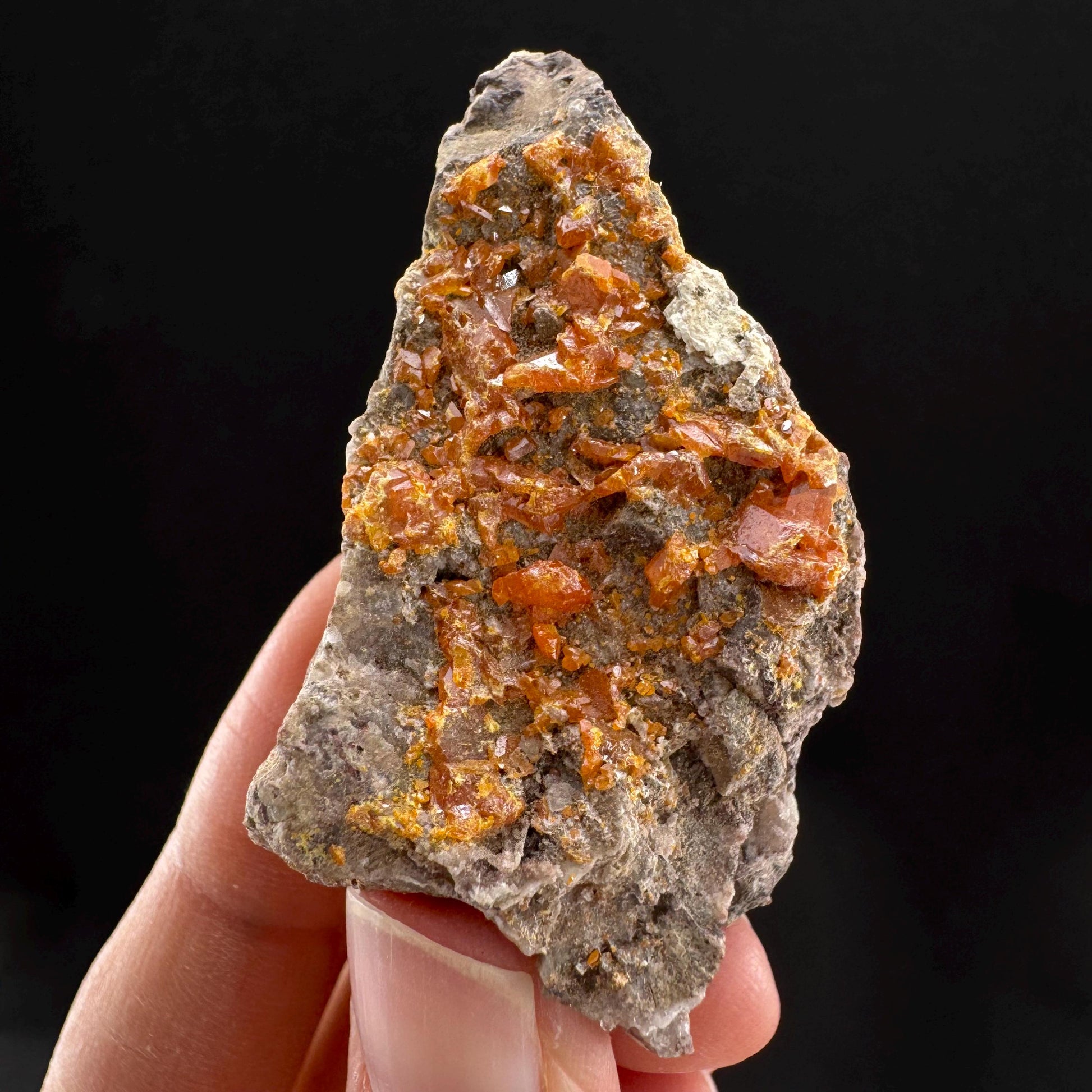 Wulfenite (Arizona, USA) | orange wulfenite crystal, mineral specimen