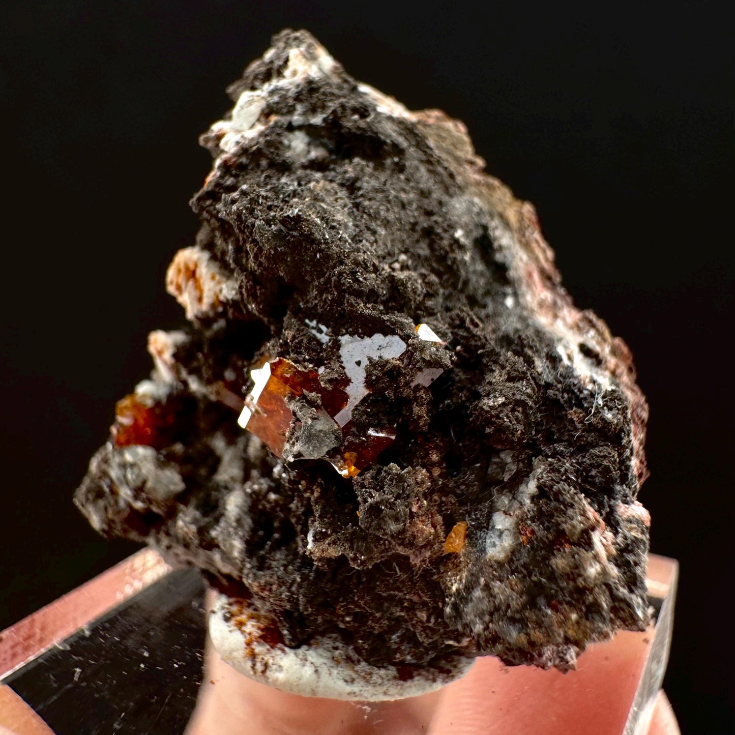 Wulfenite (Arizona, USA) | orange wulfenite crystal, mineral specimen