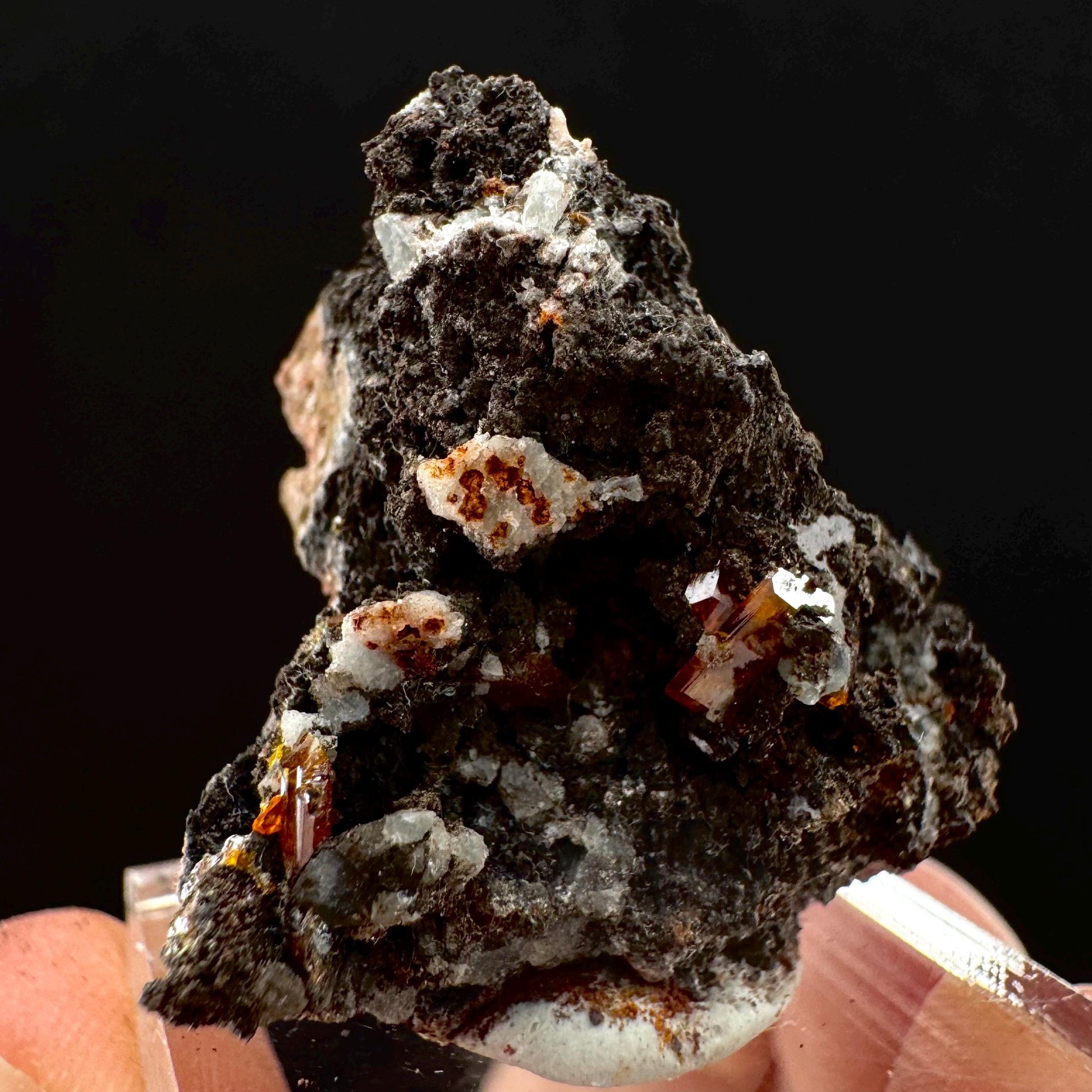 Wulfenite (Arizona, USA) | orange wulfenite crystal, mineral specimen