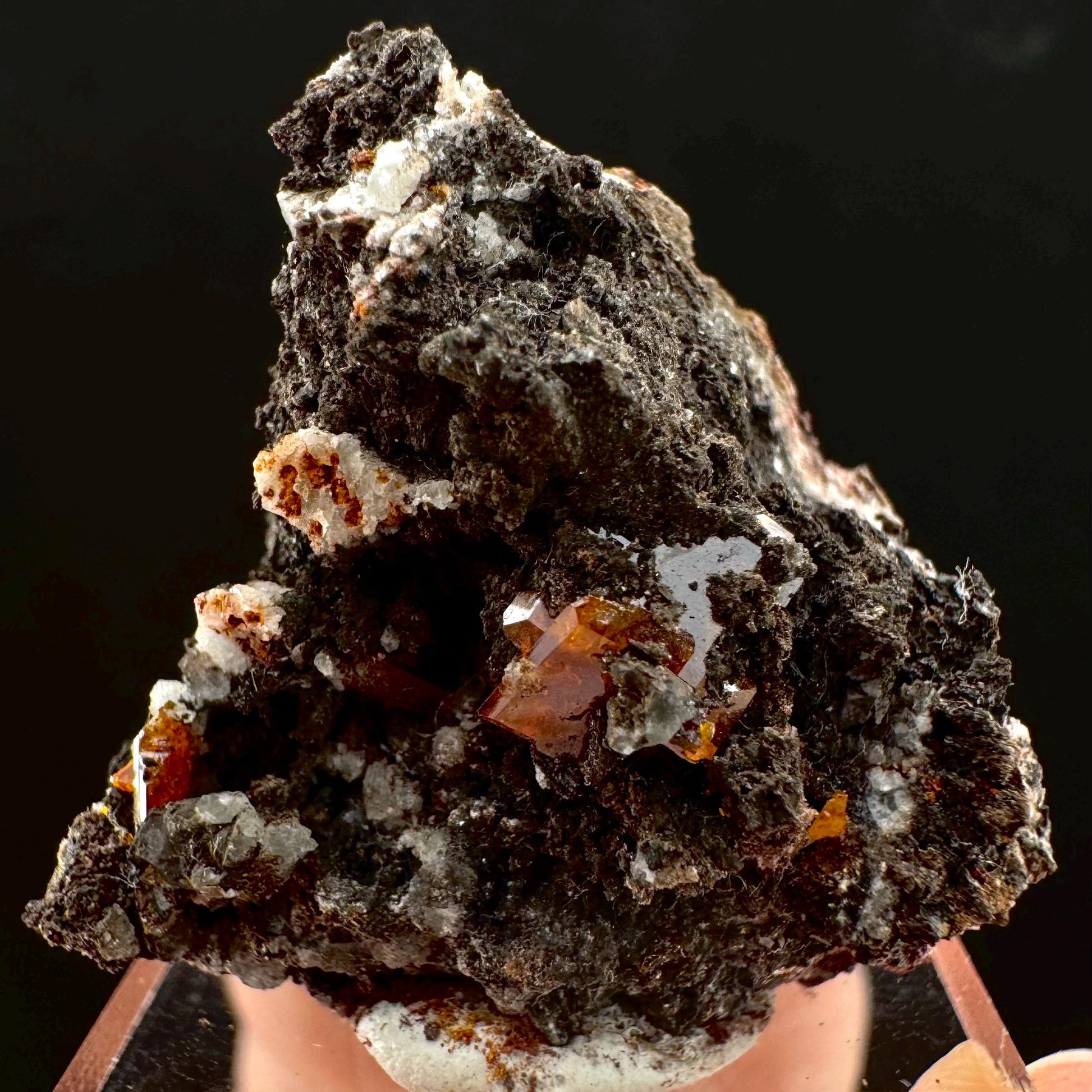 Wulfenite (Arizona, USA) | orange wulfenite crystal, mineral specimen