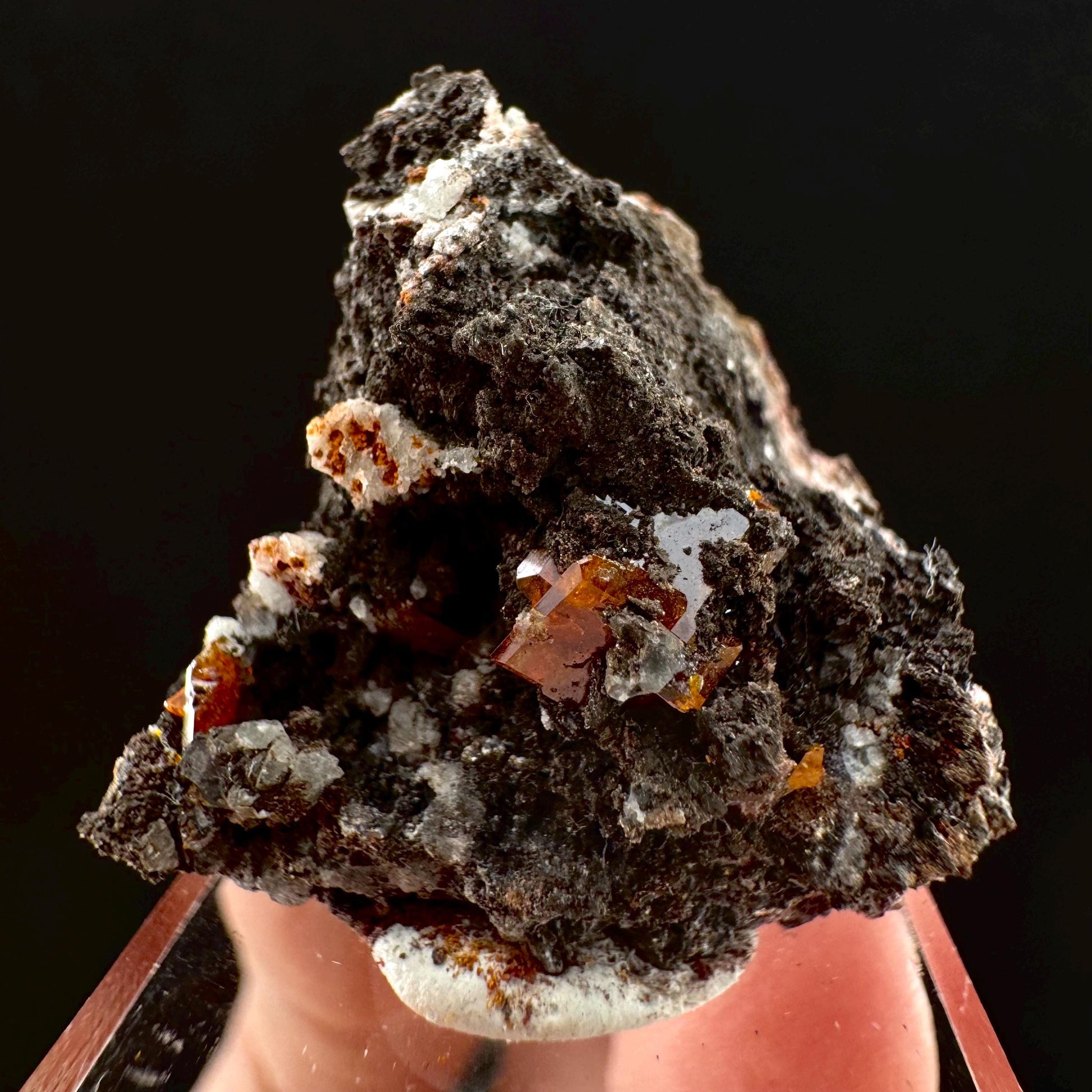 Wulfenite (Arizona, USA) | orange wulfenite crystal, mineral specimen