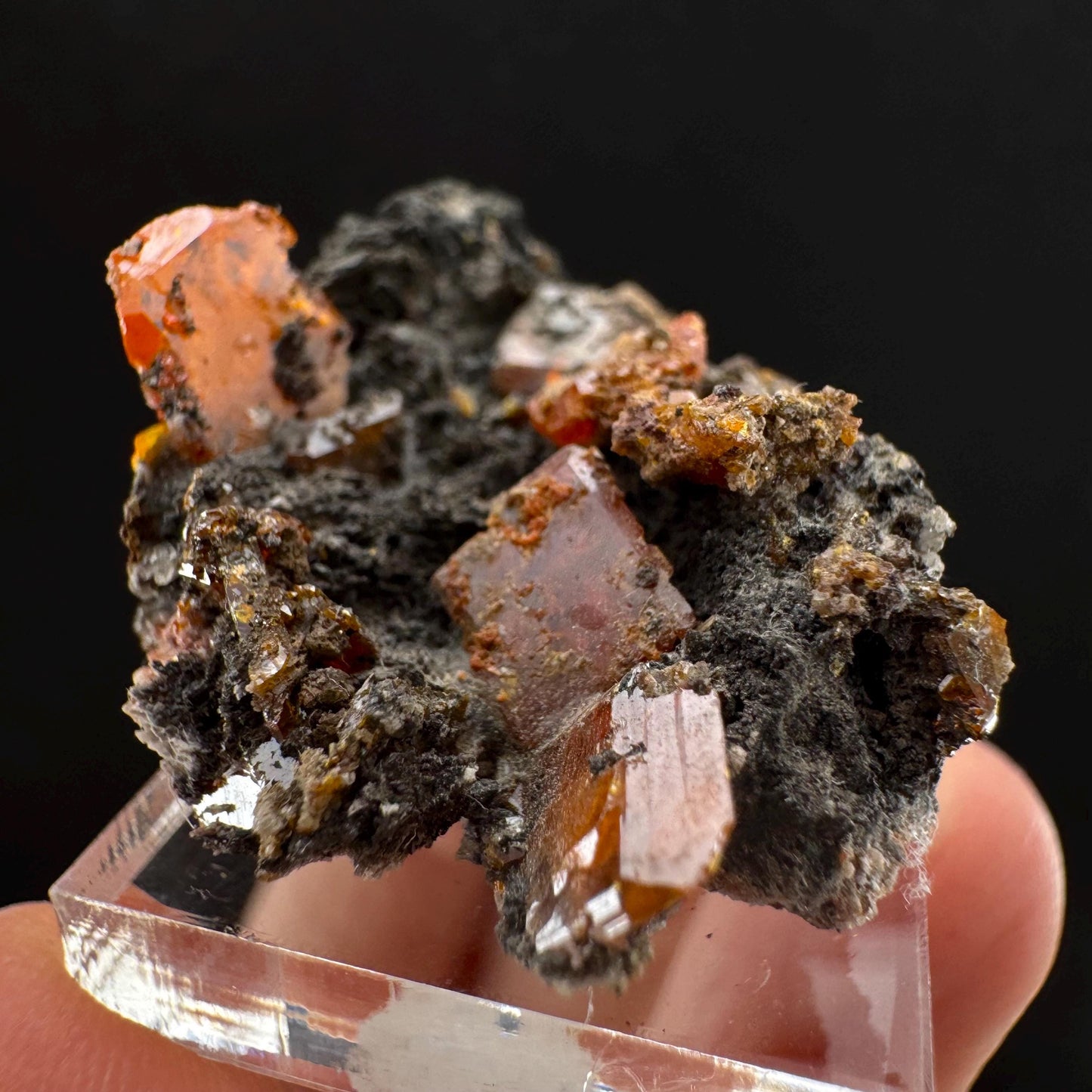 Wulfenite (Arizona, USA) | orange wulfenite crystal, mineral specimen