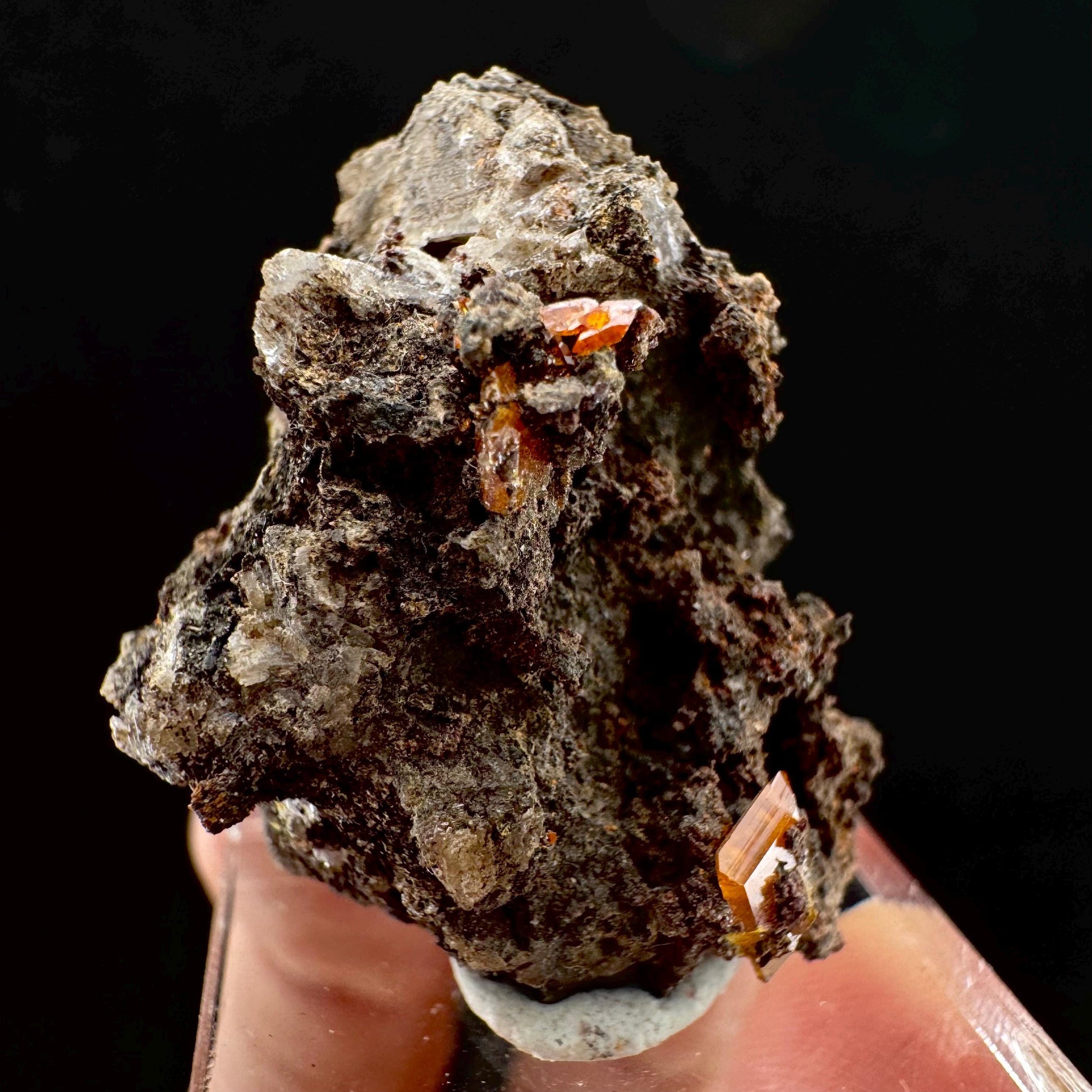 Wulfenite (Arizona, USA) | orange wulfenite crystal, mineral specimen