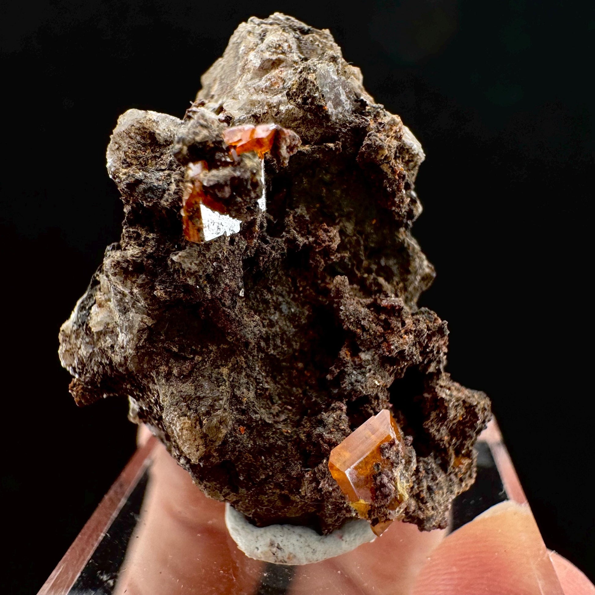 Wulfenite (Arizona, USA) | orange wulfenite crystal, mineral specimen