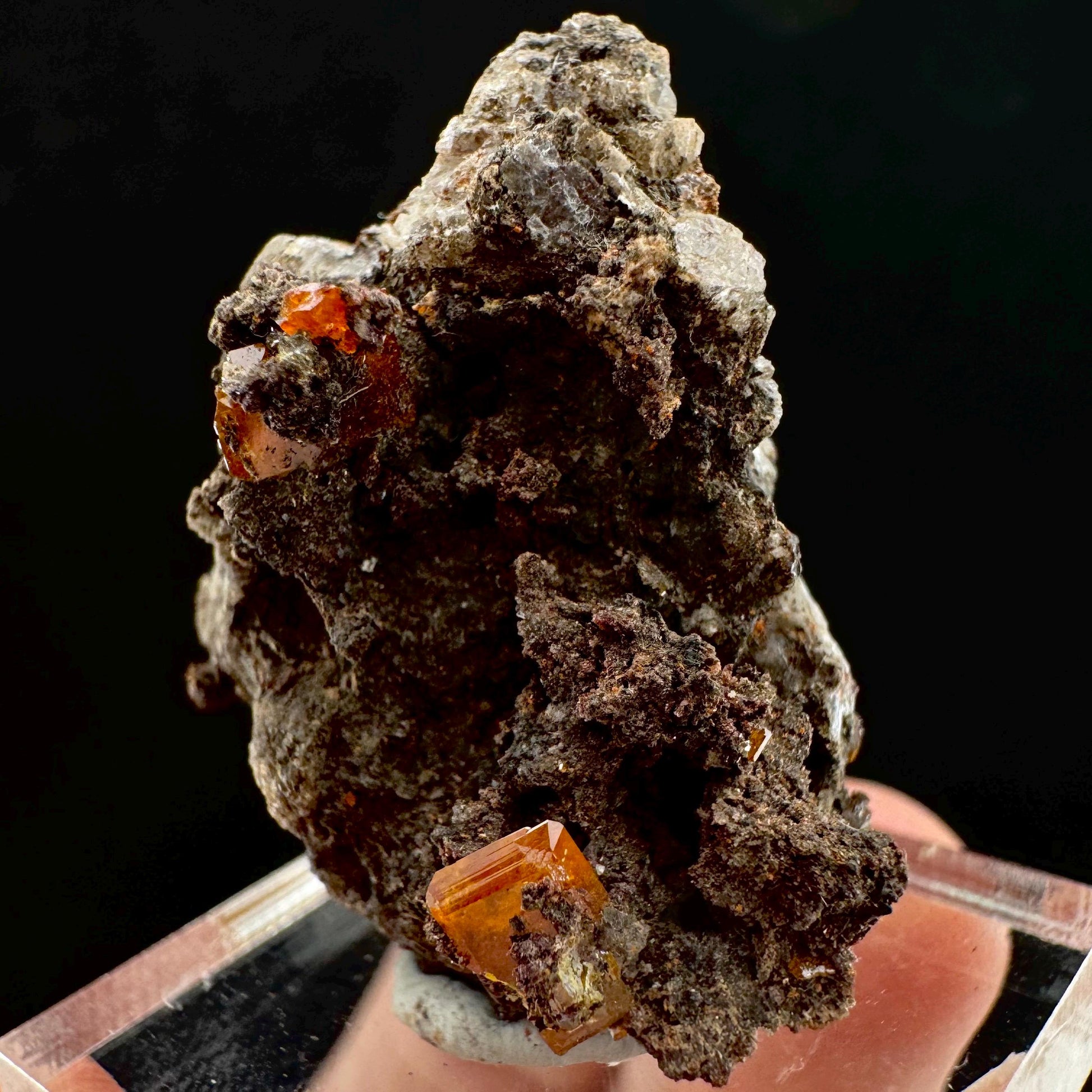 Wulfenite (Arizona, USA) | orange wulfenite crystal, mineral specimen