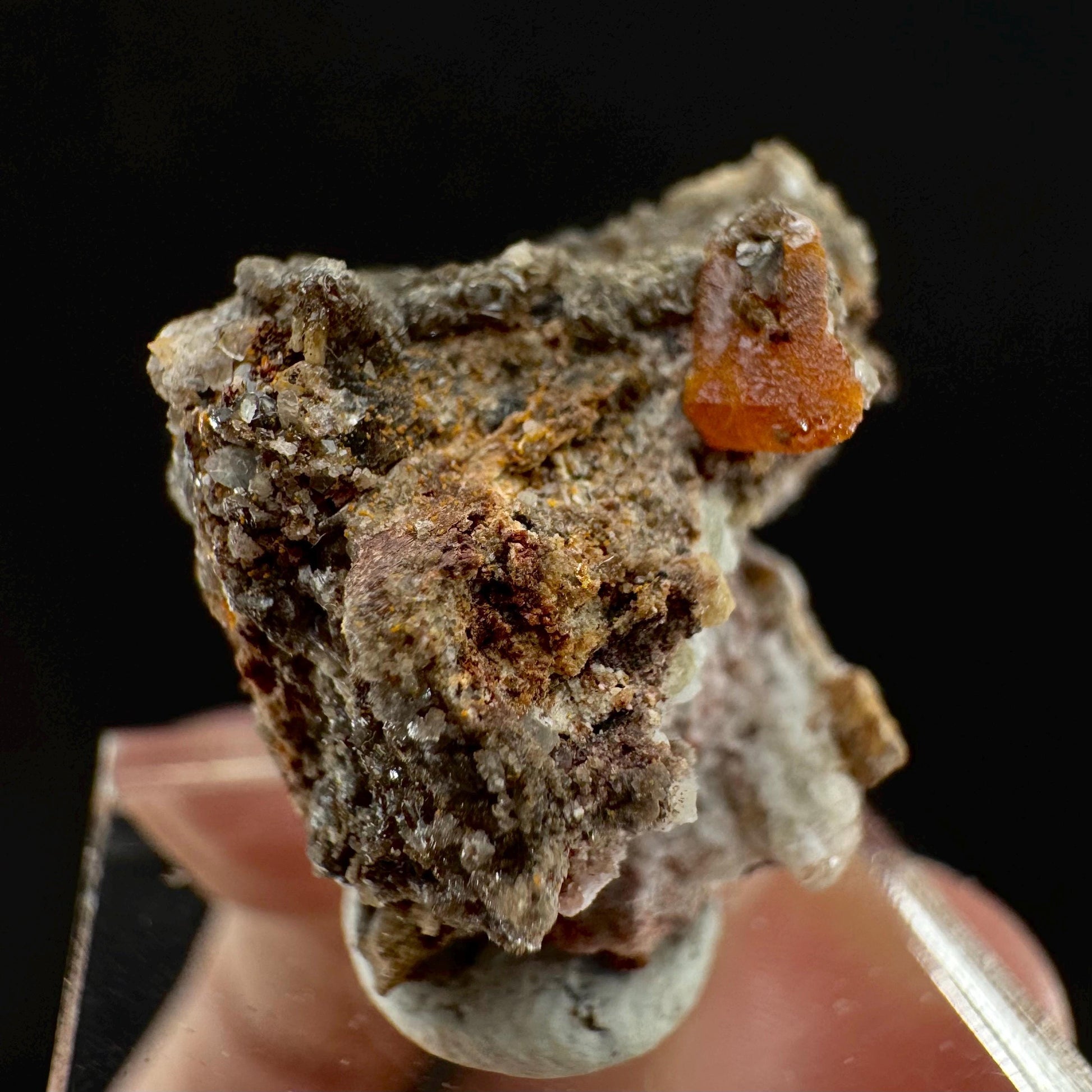 Wulfenite (Arizona, USA) | orange wulfenite crystal, mineral specimen