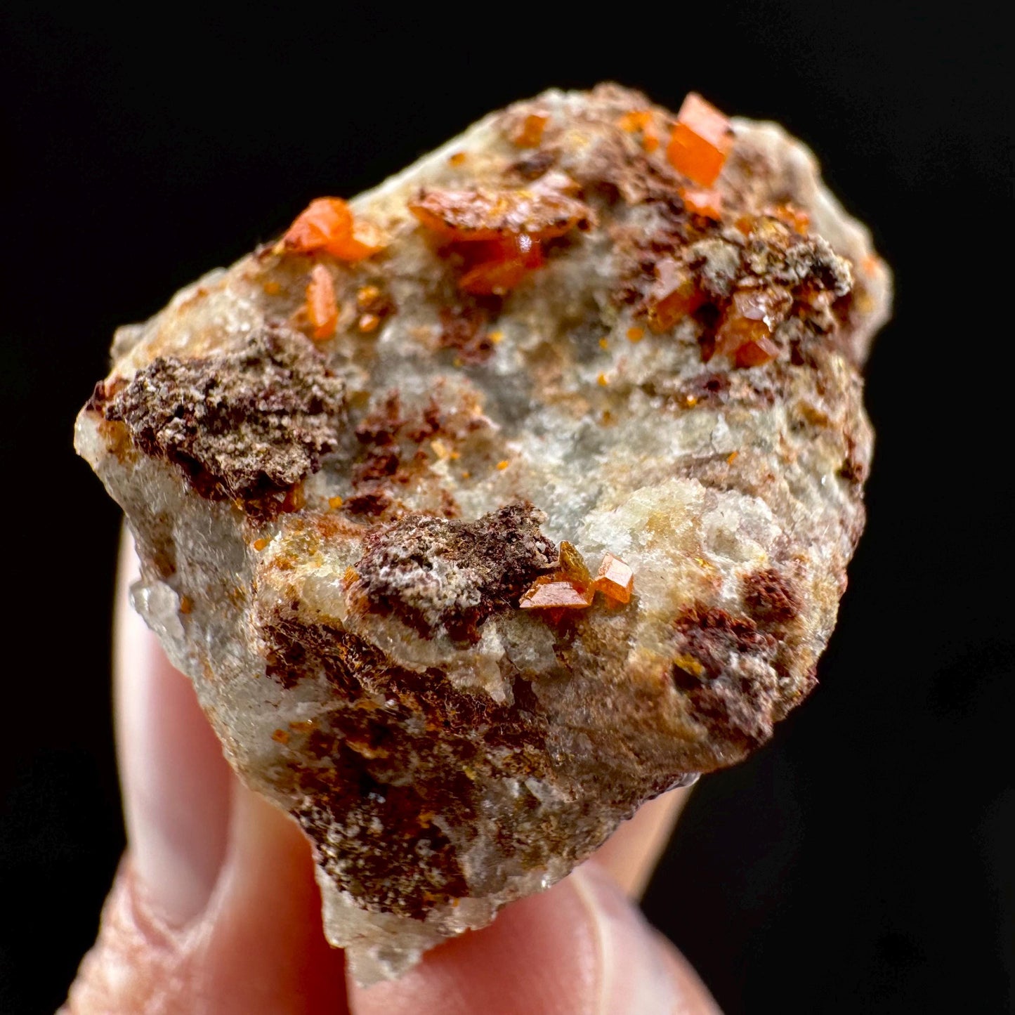 Wulfenite (Arizona, USA) | orange wulfenite crystal, mineral specimen