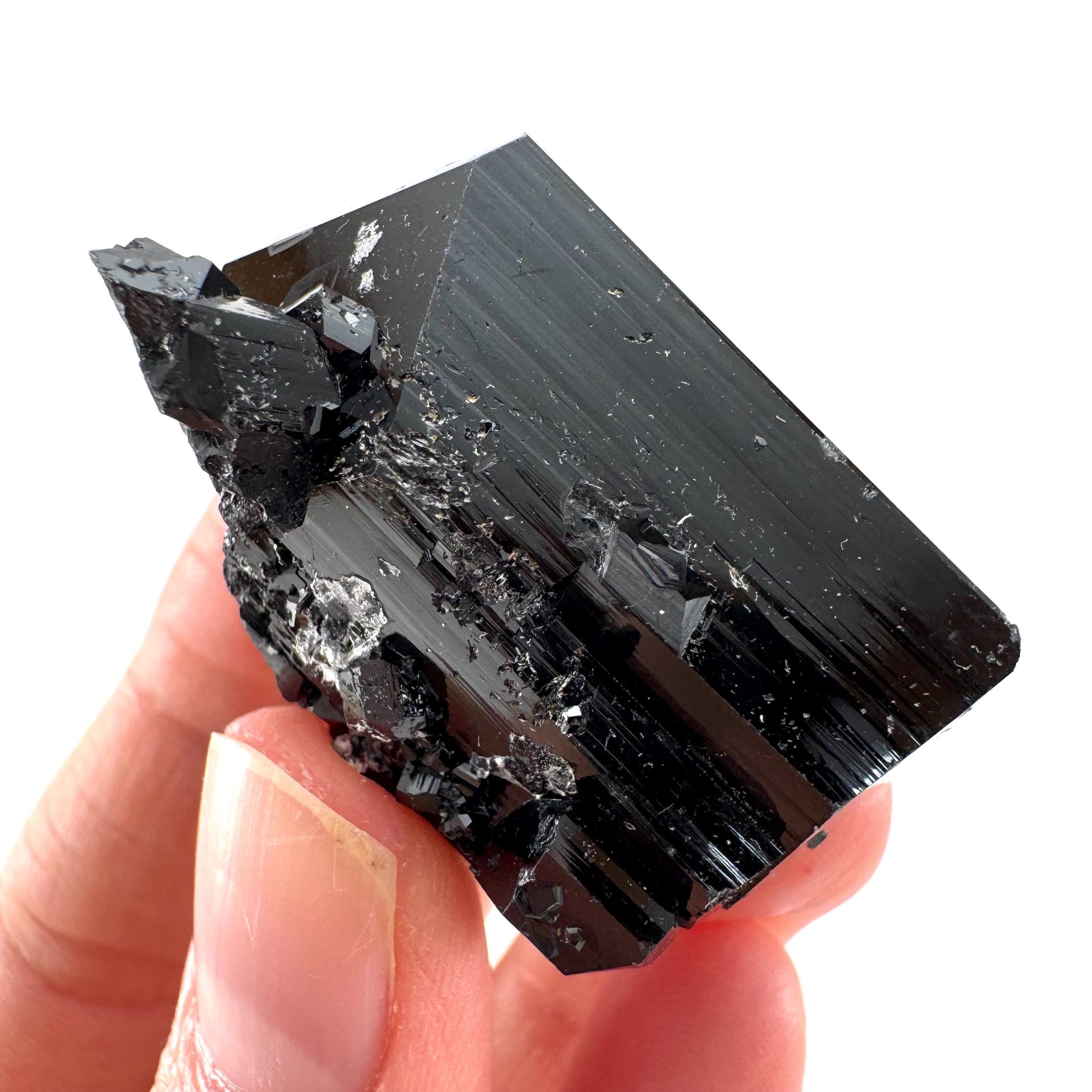 Black Tourmaline (Namibia) | high quality black tourmaline crystal, black schorl, mineral specimen