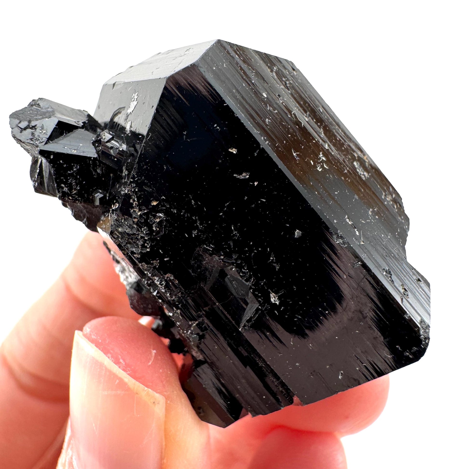 Black Tourmaline (Namibia) | high quality black tourmaline crystal, black schorl, mineral specimen