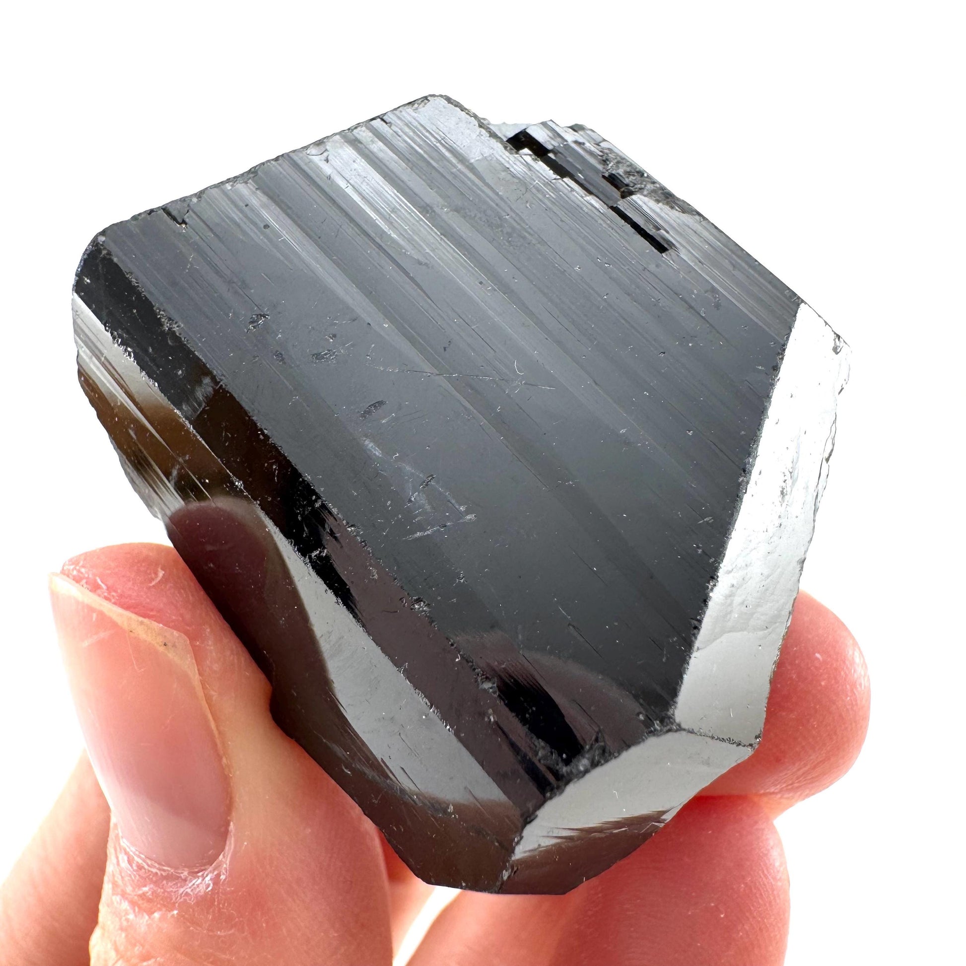 Black Tourmaline (Namibia) | high quality black tourmaline crystal, black schorl, mineral specimen