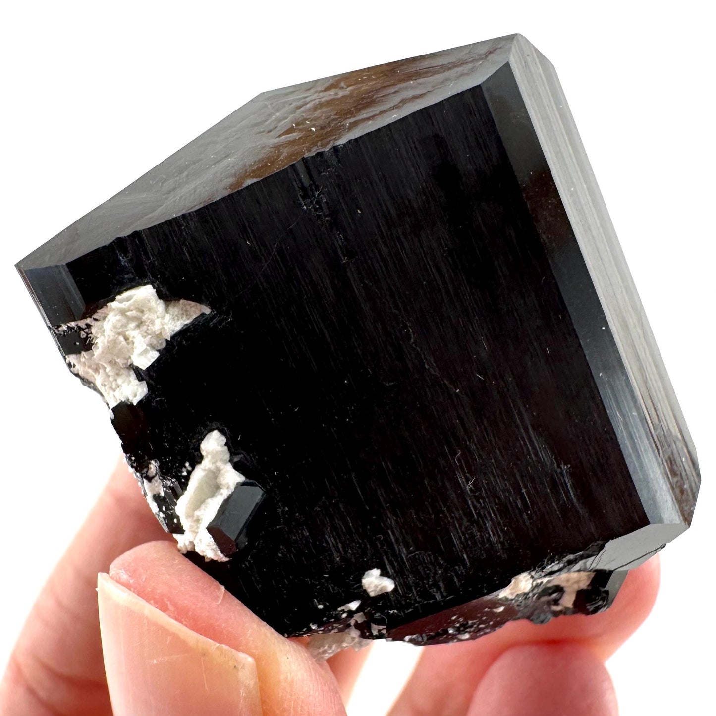 Black Tourmaline (Namibia) | high quality black tourmaline crystal, black schorl, mineral specimen