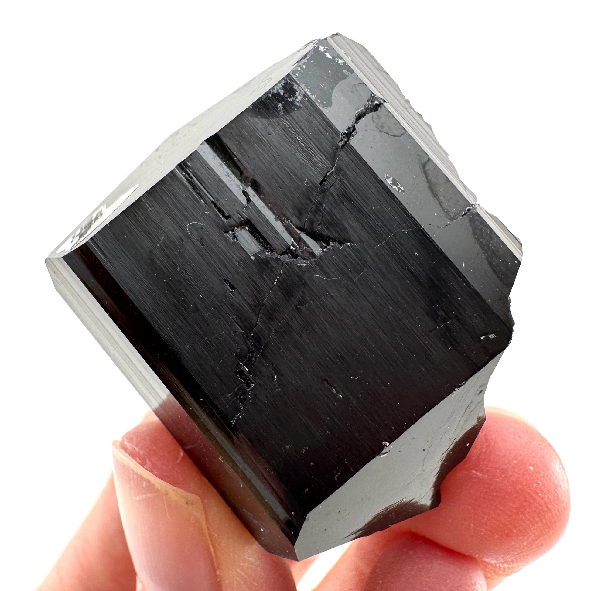 Black Tourmaline (Namibia) | high quality black tourmaline crystal, black schorl, mineral specimen