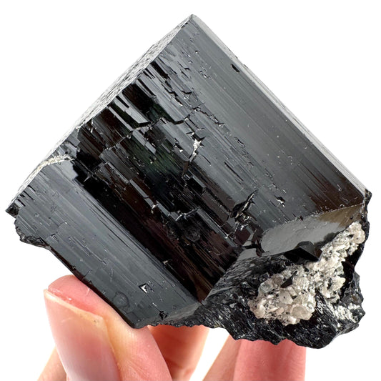 Black Tourmaline (Namibia) | high quality black tourmaline crystal, black schorl, mineral specimen