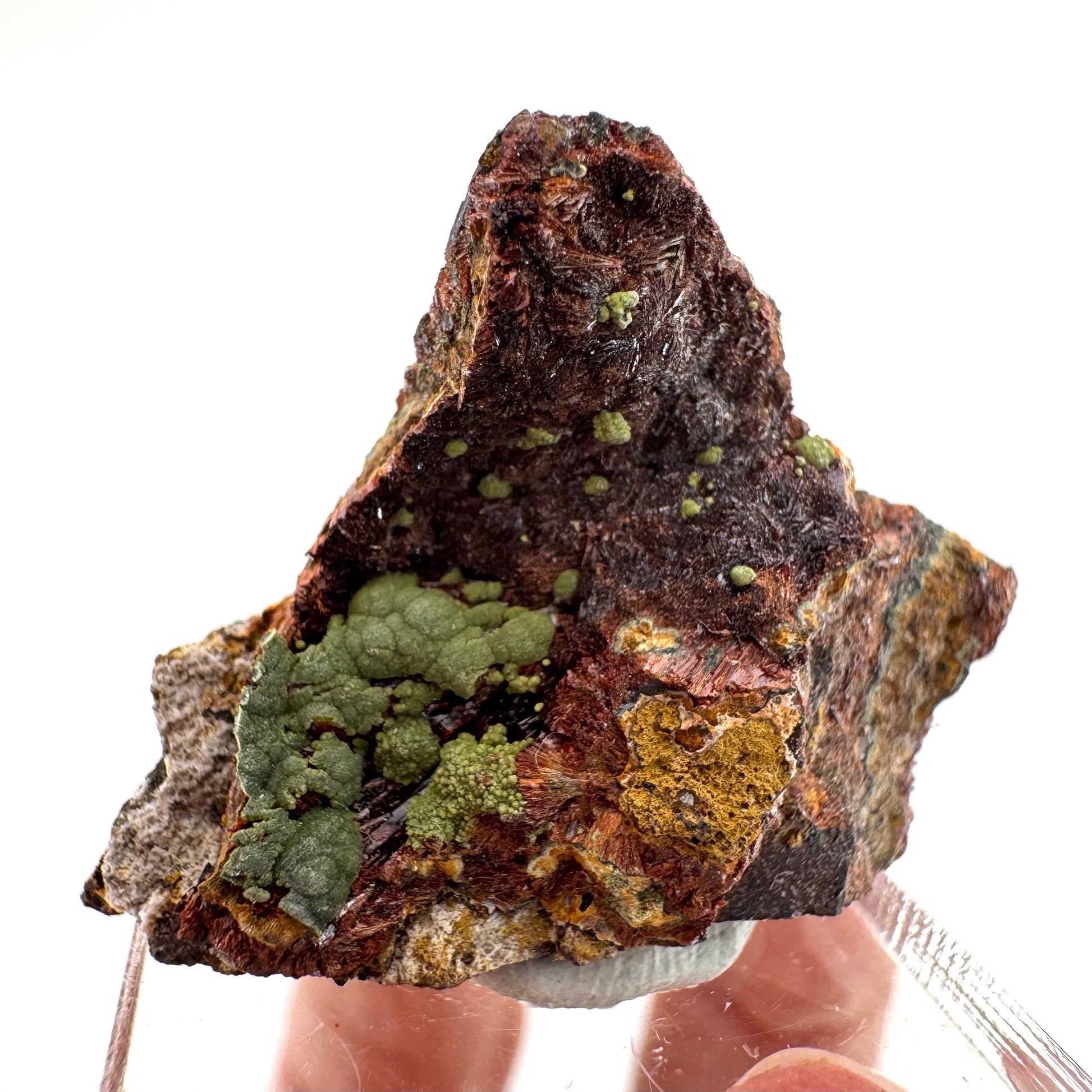 Kidwellite (Arkansas, USA) | green kidwellite crystal, rare mineral specimen