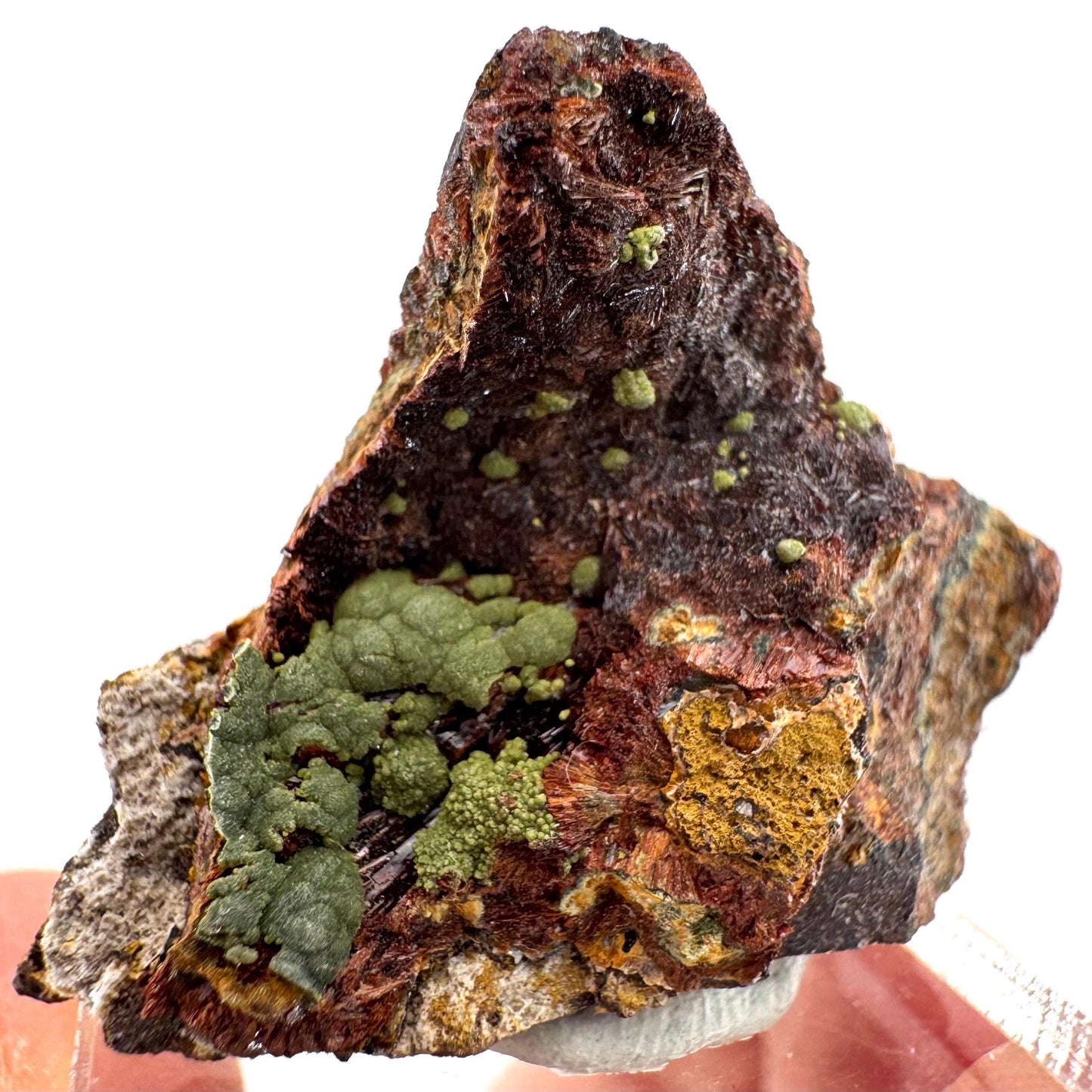Kidwellite (Arkansas, USA) | green kidwellite crystal, rare mineral specimen