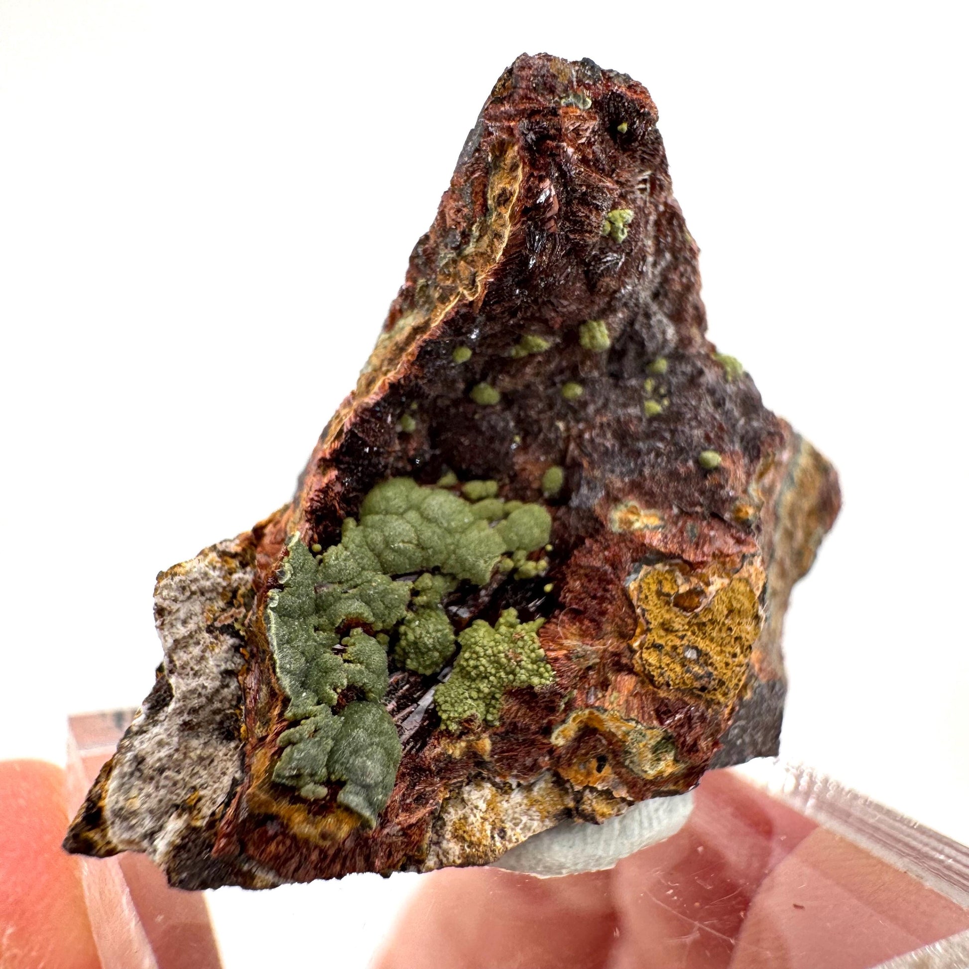 Kidwellite (Arkansas, USA) | green kidwellite crystal, rare mineral specimen