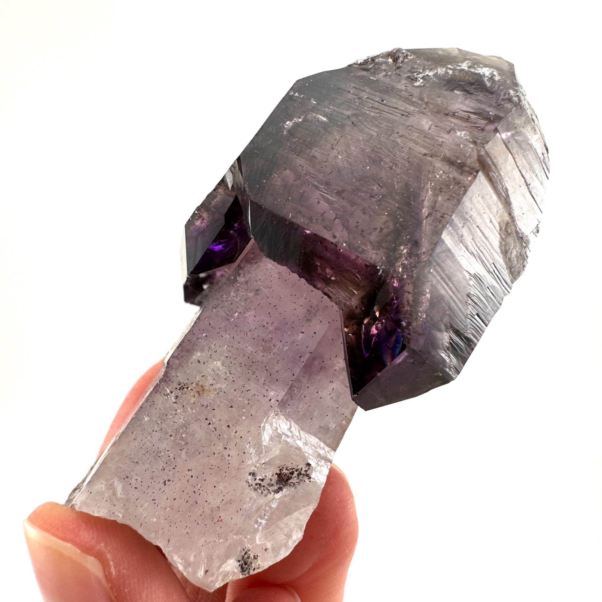 Amethyst Scepter (Zimbabwe) | Shangaan amethyst crystal point, mineral specimen
