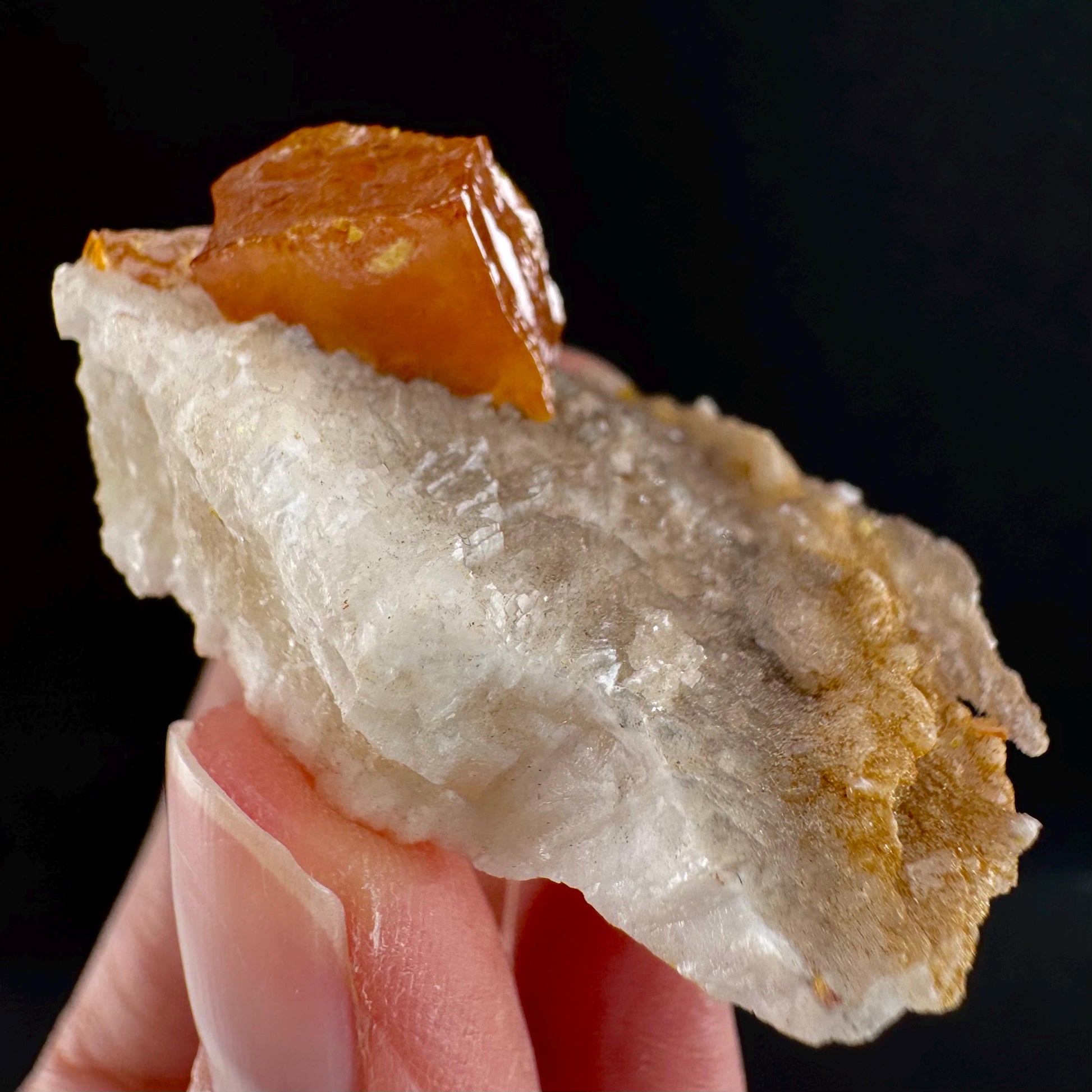 Wulfenite (Mexico) | orange wulfenite crystal, mineral specimen