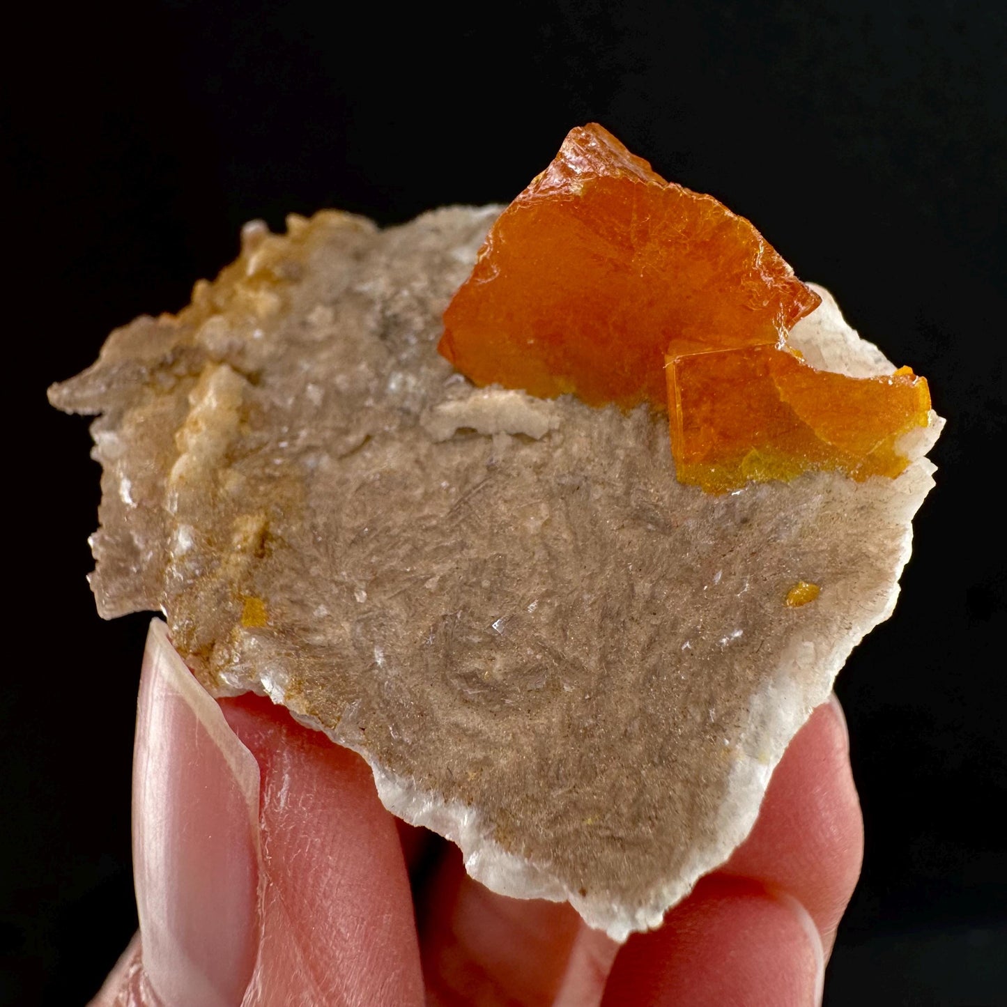 Wulfenite (Mexico) | orange wulfenite crystal, mineral specimen