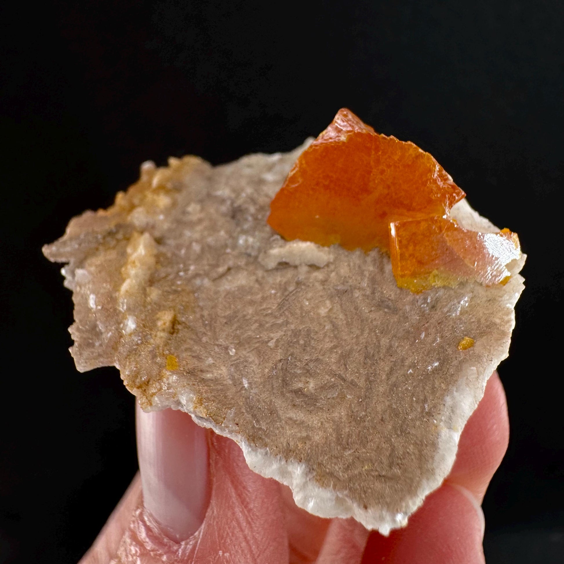 Wulfenite (Mexico) | orange wulfenite crystal, mineral specimen