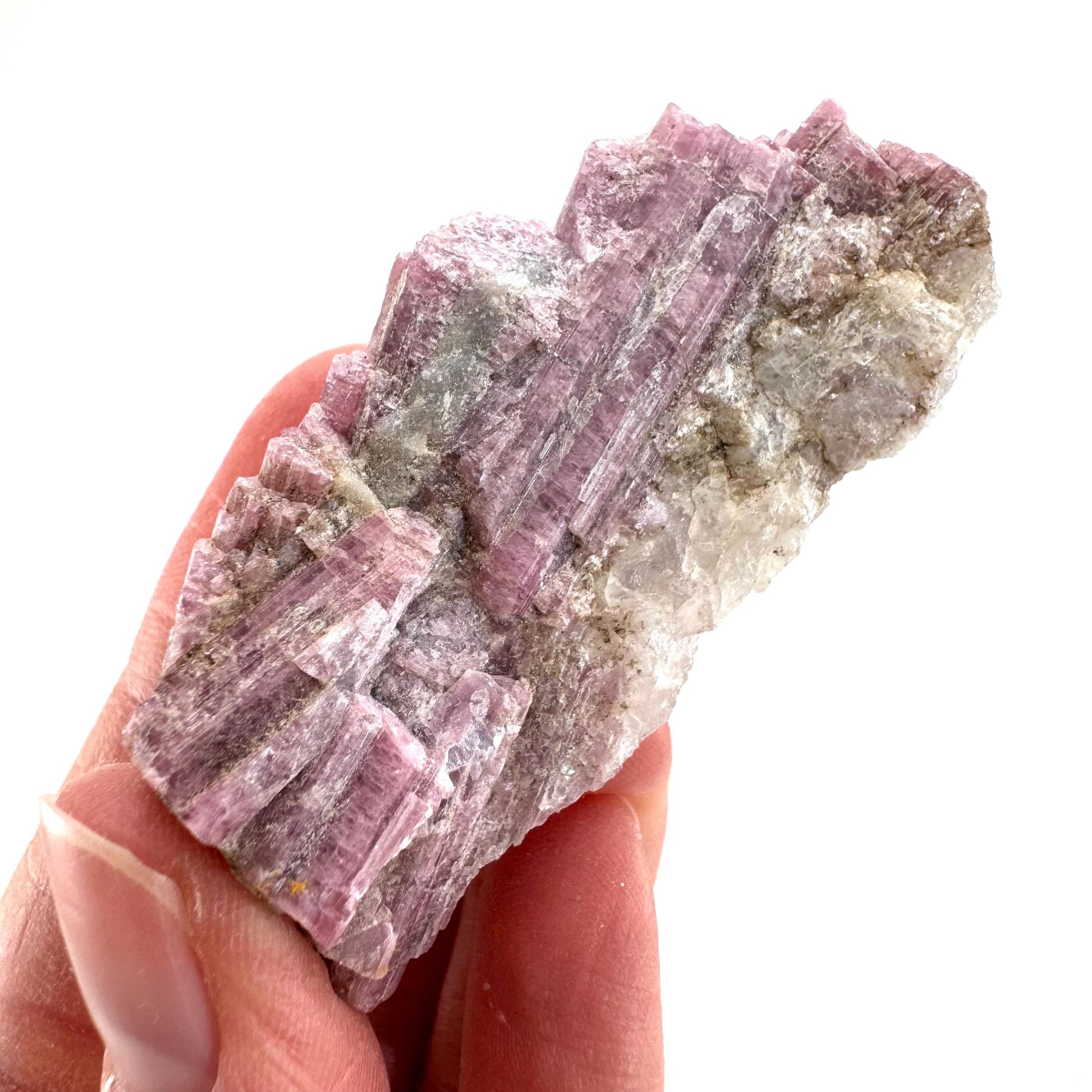 Rossmanite (Tanco Mine, Canada) | pink tourmaline crystal, rare minerals