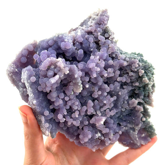 Grape Agate (Indonesia) | purple grape agate crystal, mineral specimen
