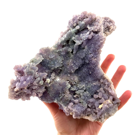 Grape Agate (Indonesia) | purple grape agate crystal, mineral specimen