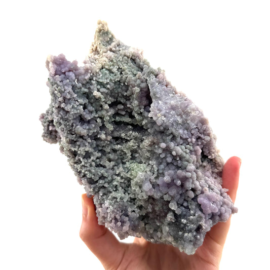 Grape Agate (Indonesia) | purple grape agate crystal, mineral specimen