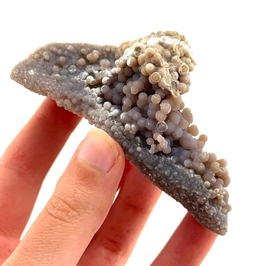 Grape Agate (Indonesia) | purple grape agate crystal, mineral specimen