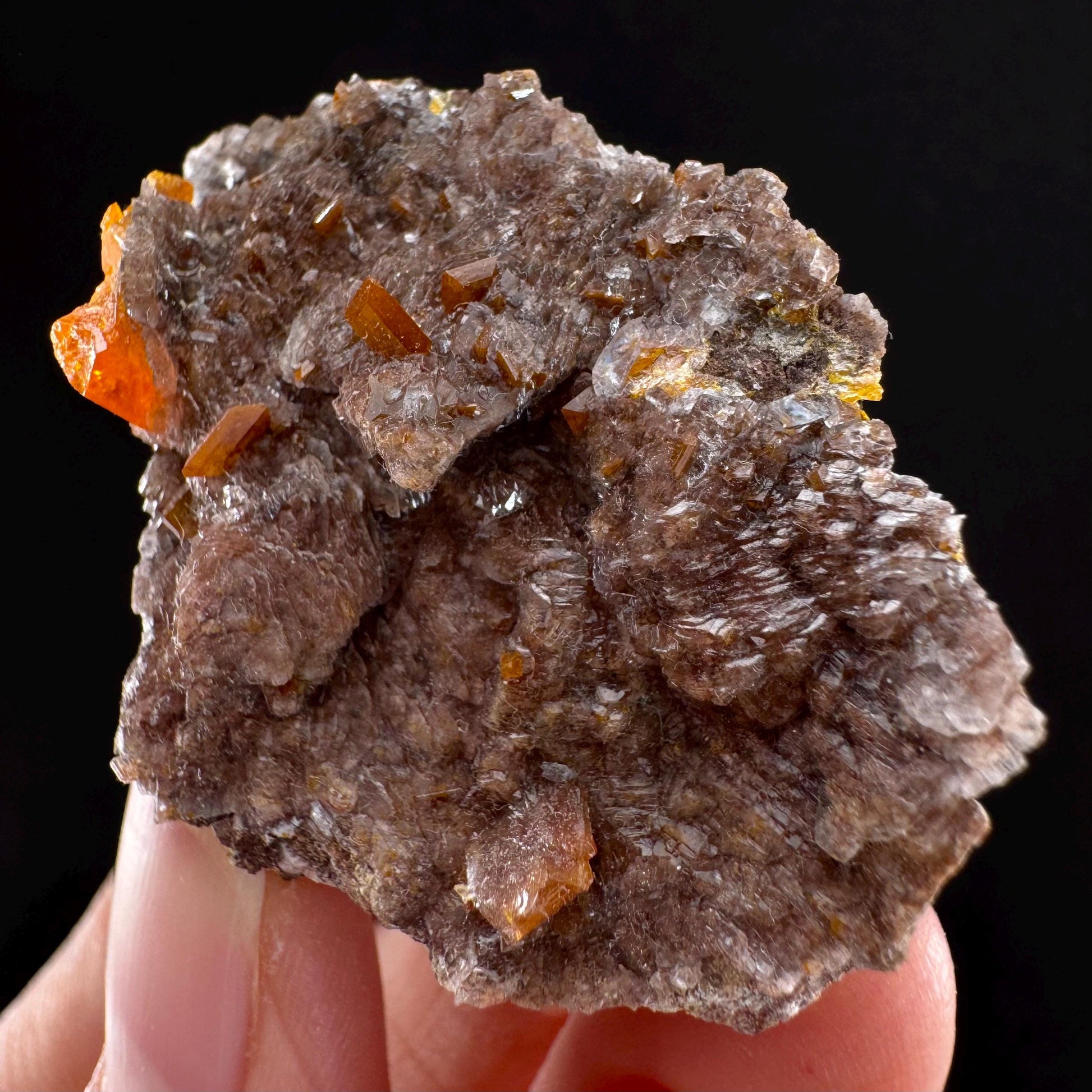 Wulfenite (Arizona, USA) | orange wulfenite crystal, mineral specimen