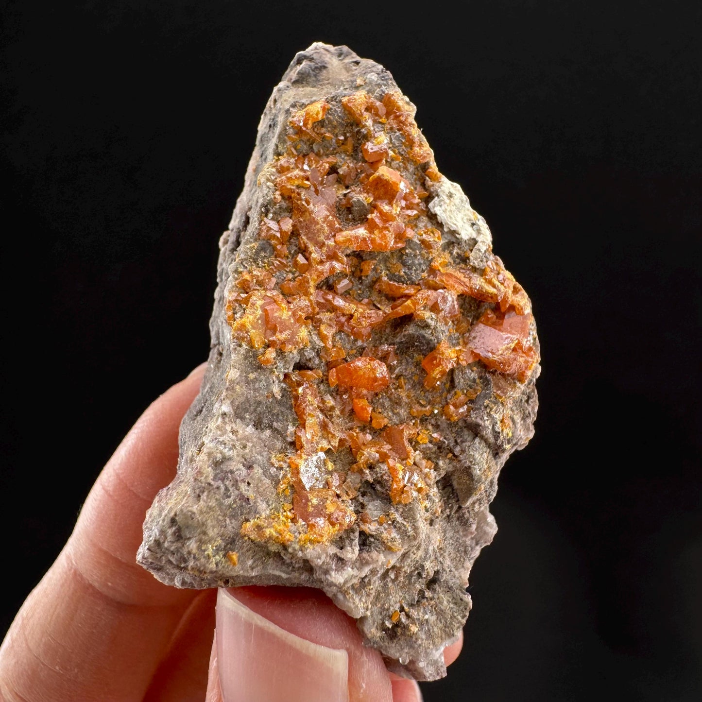 Wulfenite (Arizona, USA) | orange wulfenite crystal, mineral specimen
