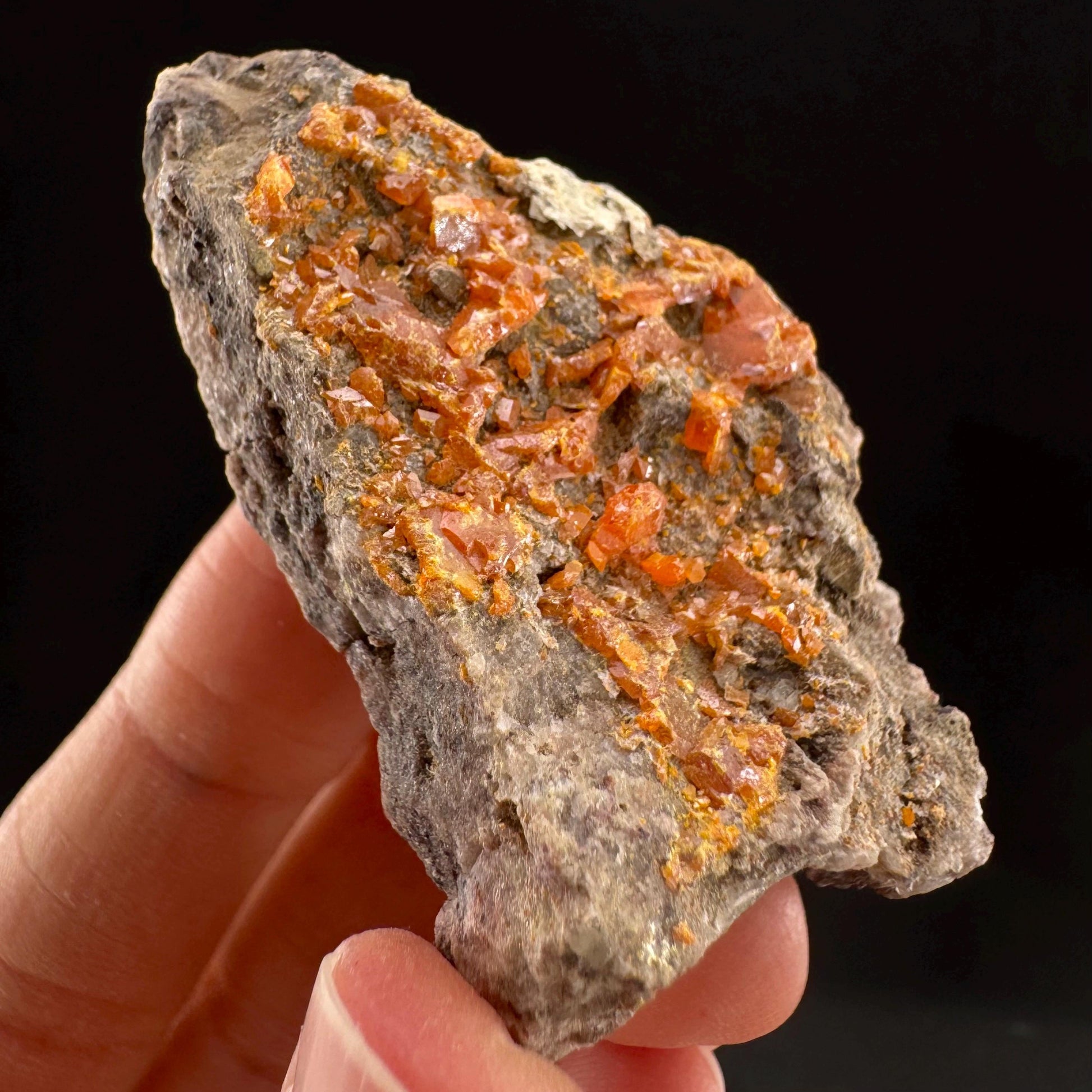Wulfenite (Arizona, USA) | orange wulfenite crystal, mineral specimen