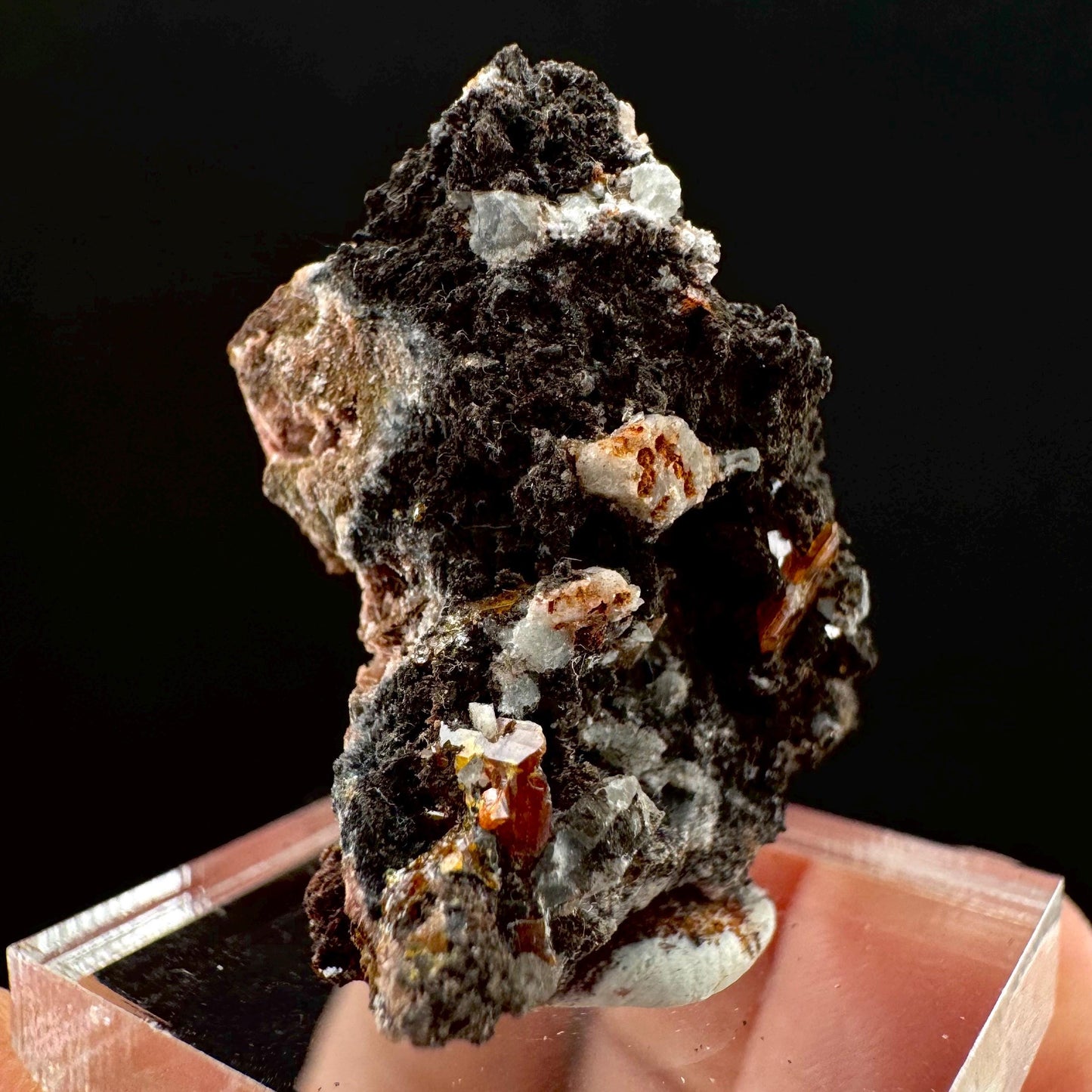 Wulfenite (Arizona, USA) | orange wulfenite crystal, mineral specimen
