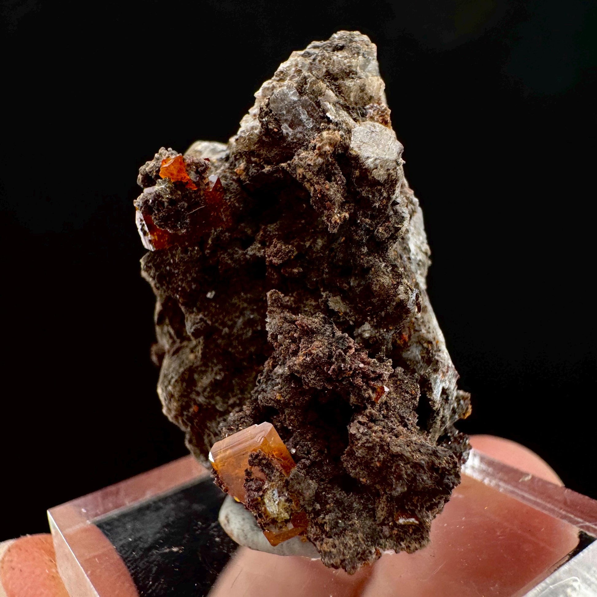 Wulfenite (Arizona, USA) | orange wulfenite crystal, mineral specimen