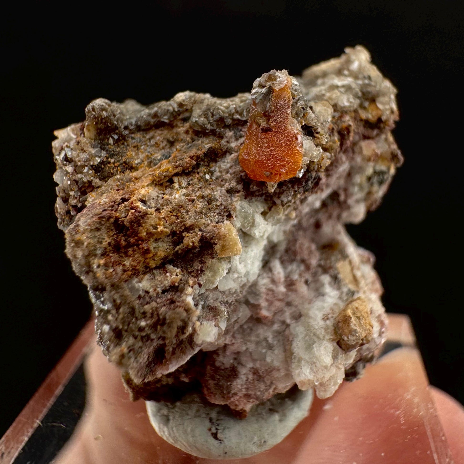 Wulfenite (Arizona, USA) | orange wulfenite crystal, mineral specimen
