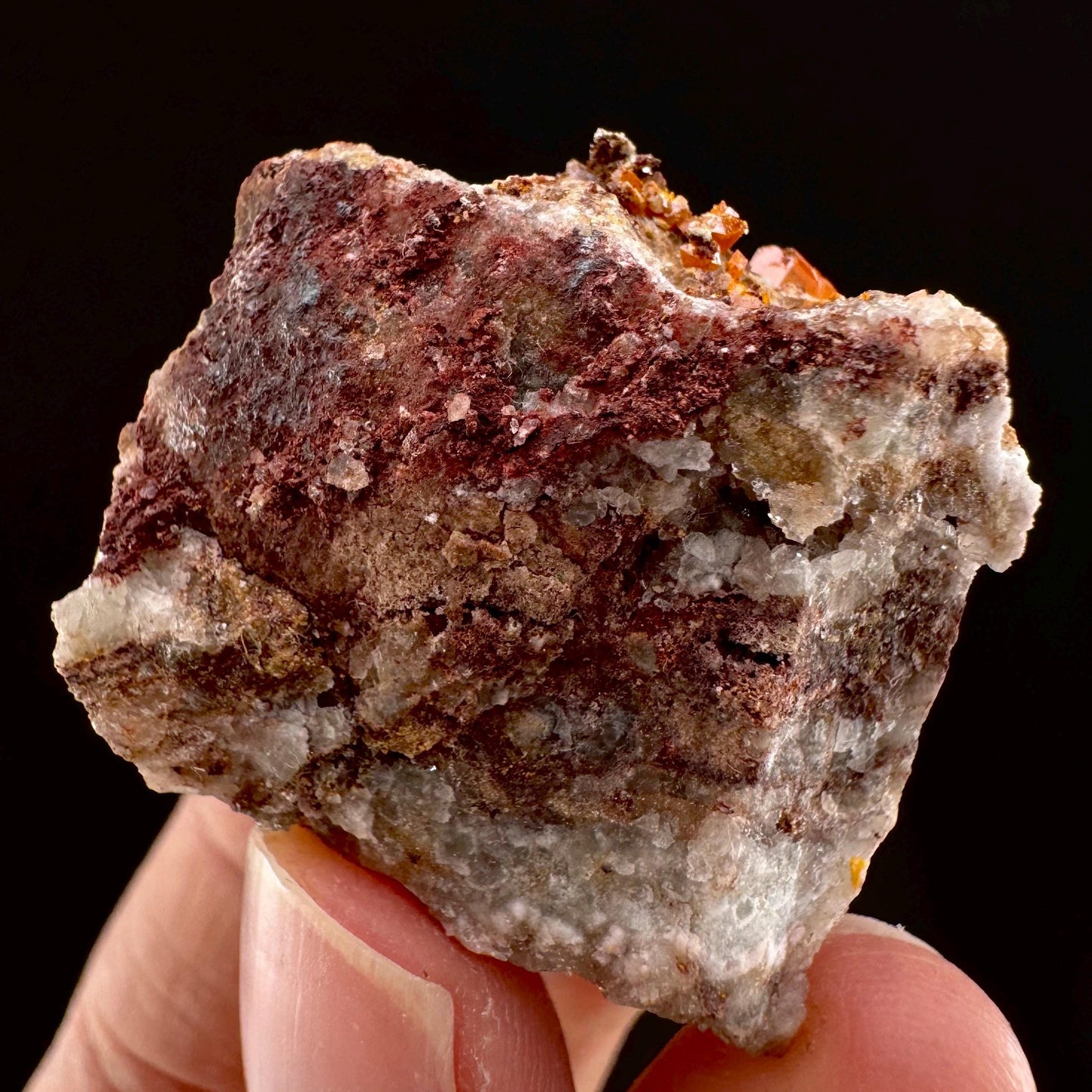 Wulfenite (Arizona, USA) | orange wulfenite crystal, mineral specimen