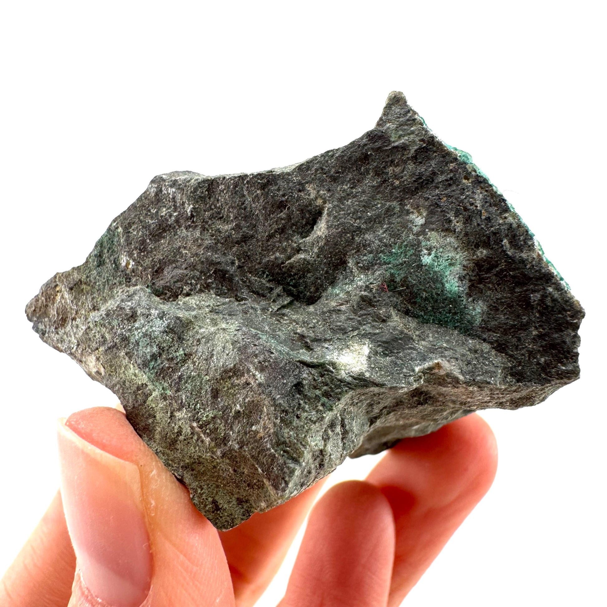 Chrysocolla / Gem Silica (DR Congo) | botryoidal chrysocolla crystal, mineral specimen