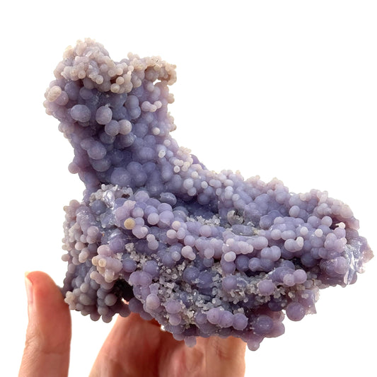 Grape Agate (Indonesia) | purple grape agate crystal, mineral specimen