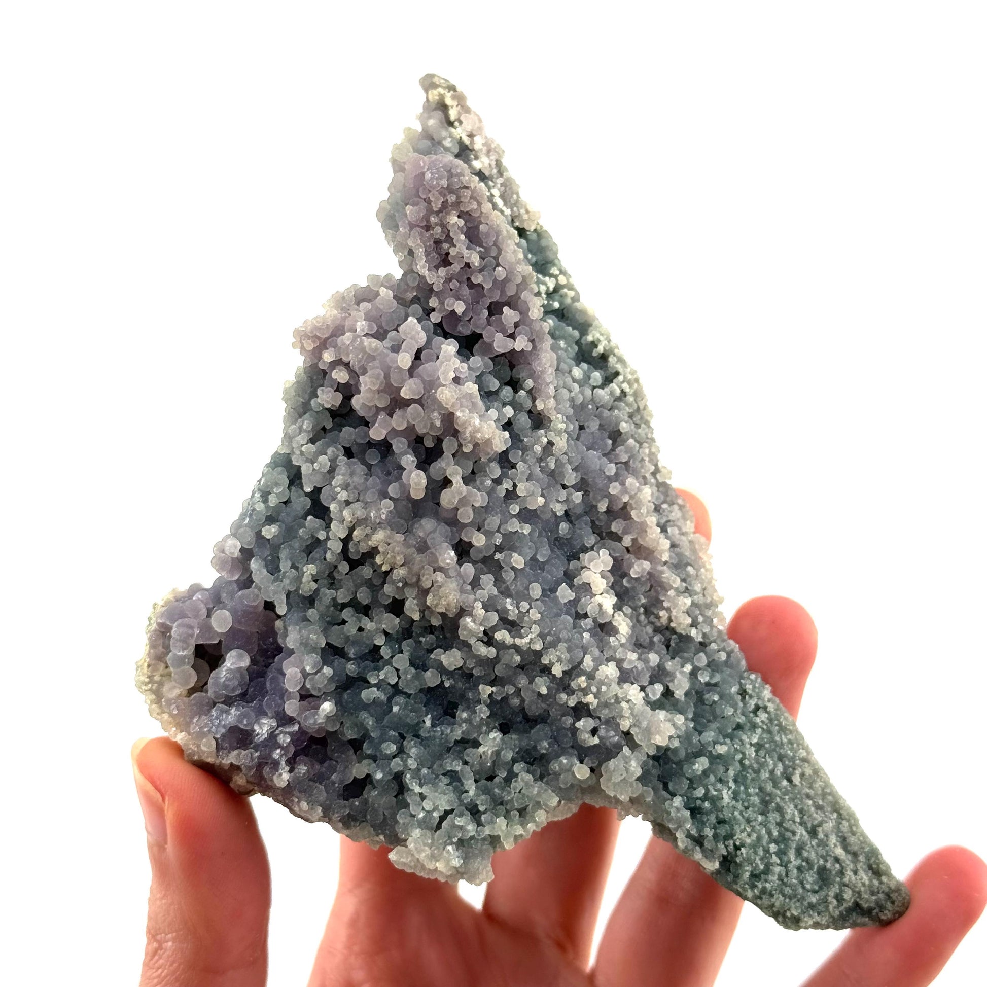 Grape Agate (Indonesia) | purple grape agate crystal, mineral specimen