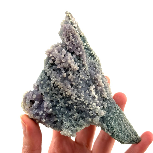 Grape Agate (Indonesia) | purple grape agate crystal, mineral specimen