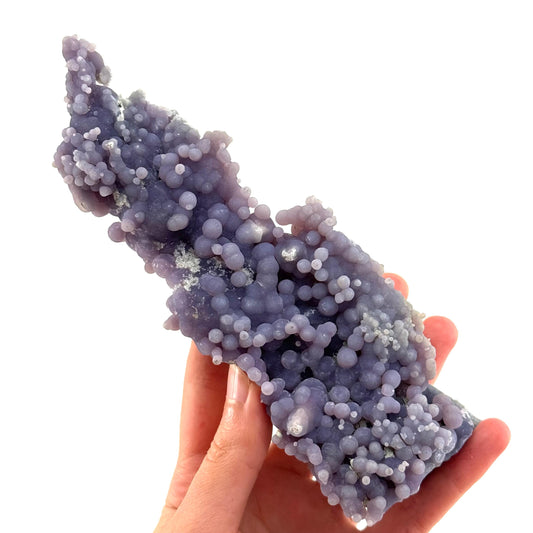 Grape Agate (Indonesia) | purple grape agate crystal, mineral specimen