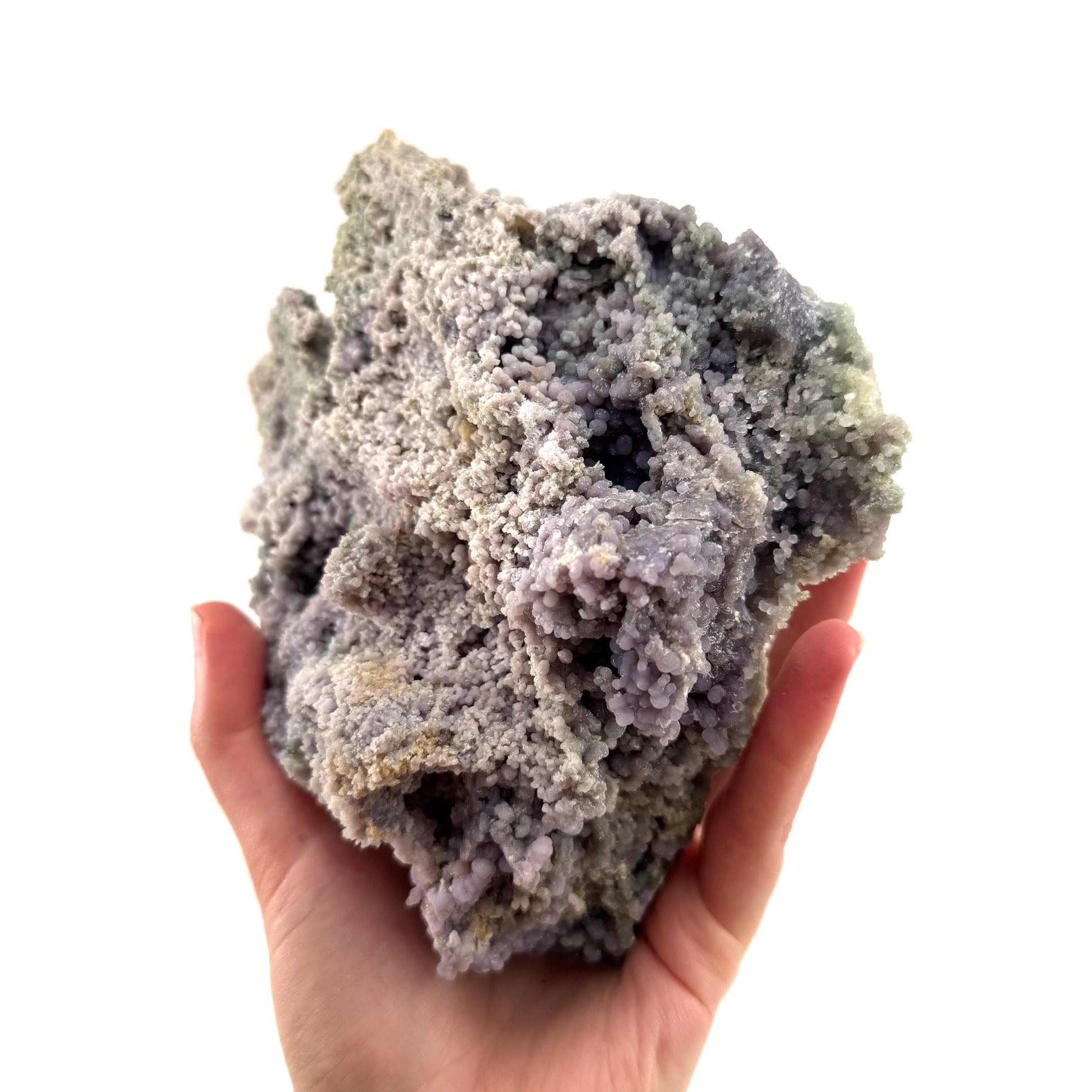 Grape Agate (Indonesia) | purple grape agate crystal, mineral specimen