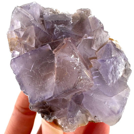 Purple Fluorite (Pakistan) | purple fluorite crystal cluster, mineral specimen