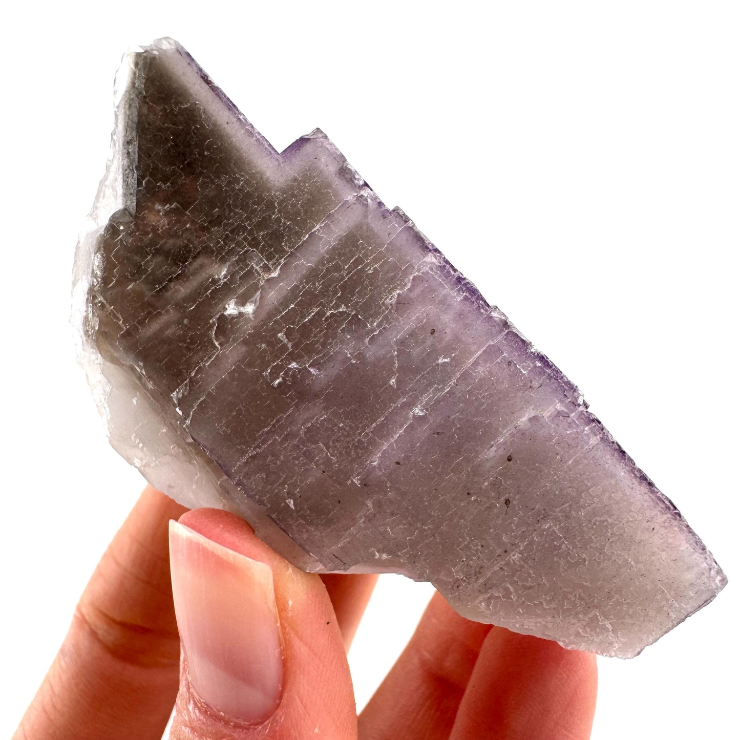 Purple Fluorite (Pakistan) | purple fluorite crystal cluster, mineral specimen