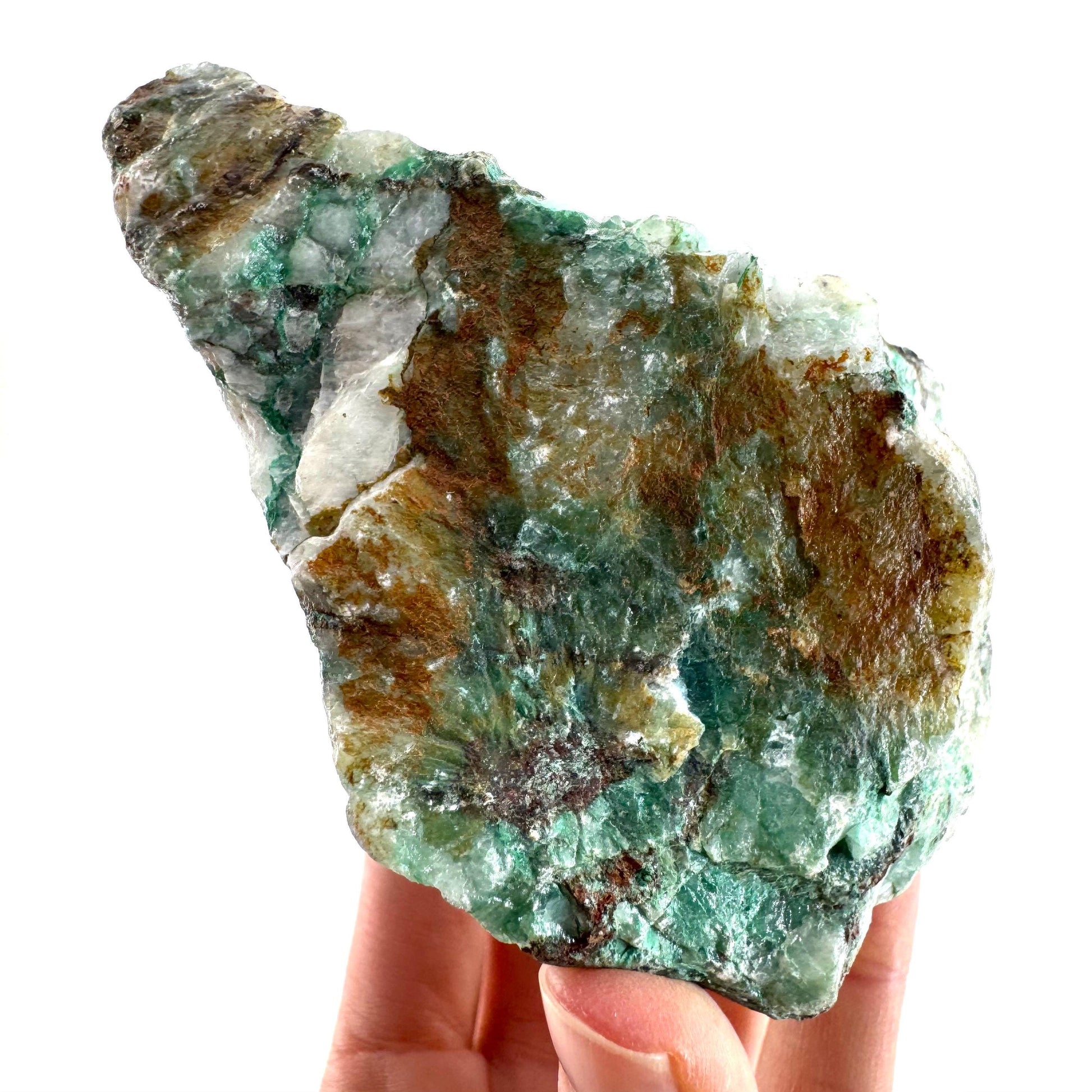 Ajoite in Quartz (South Africa) | raw ajoite, raw crystals, mineral specimen, Ajoite quartz crystal